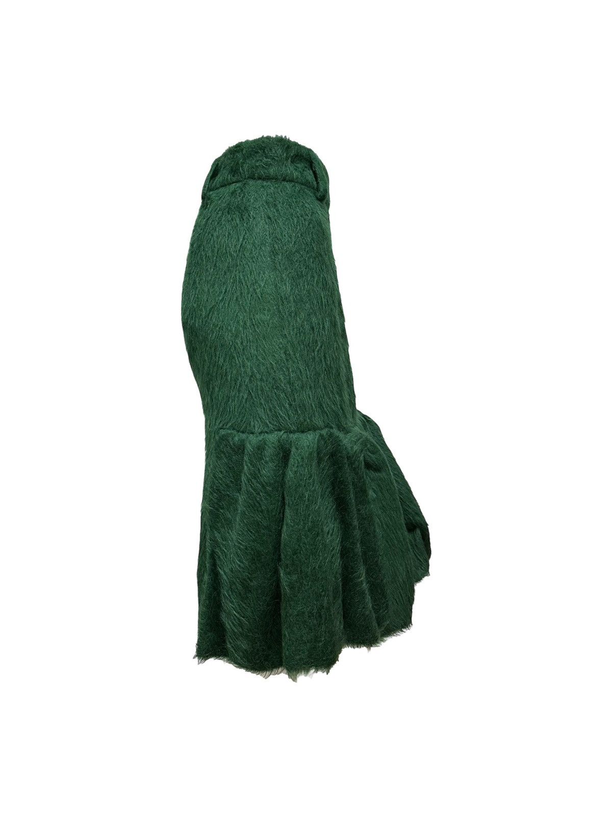 Prada PRADA Fall Winter 2017 Alpaca Hair Fluted Midi Skirt Size 26" / US 2 / IT 38 - 3 Thumbnail