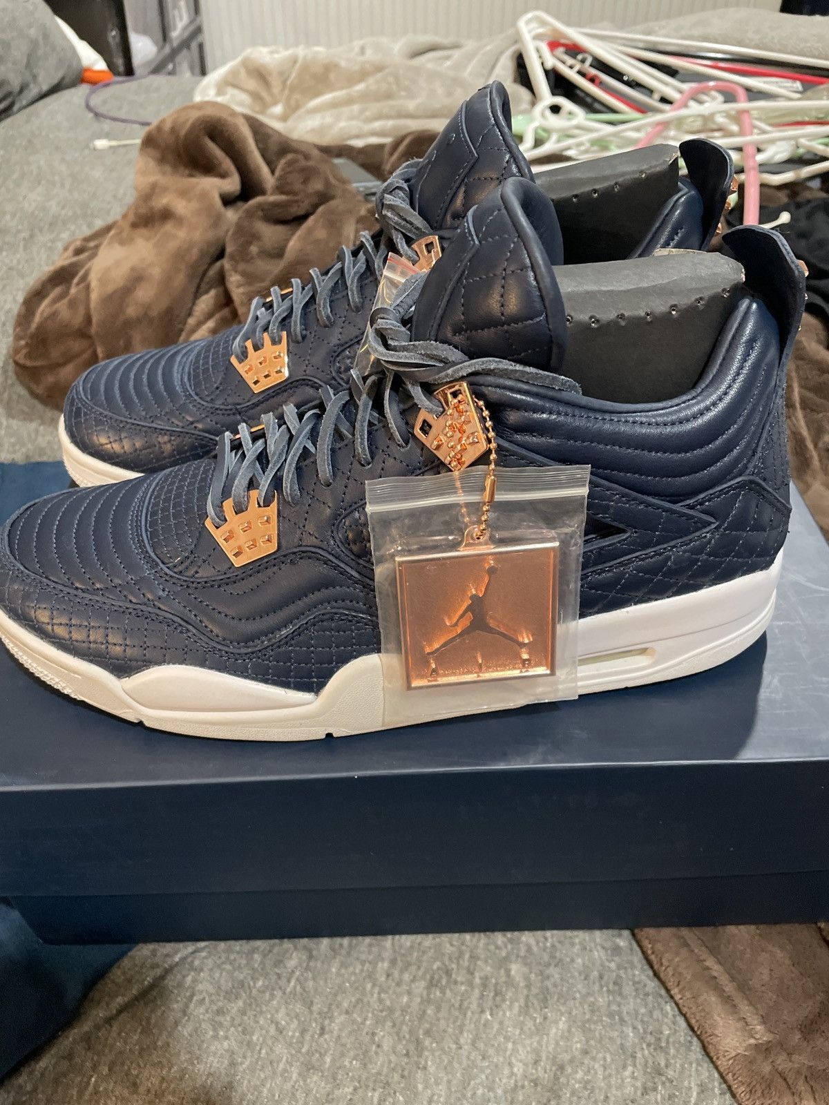 Jordan Brand Air Jordan 4 Premium Obsidian Size 11 Size US 11 / EU 44 - 1 Thumbnail