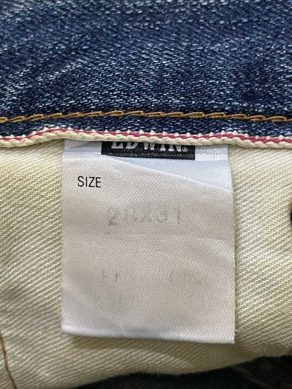 Edwin × If Six Was Nine × Levi's Edwin 505 Selvedge Muddy Wash Distressed Loose Jeans Size US 29 - 21 Thumbnail