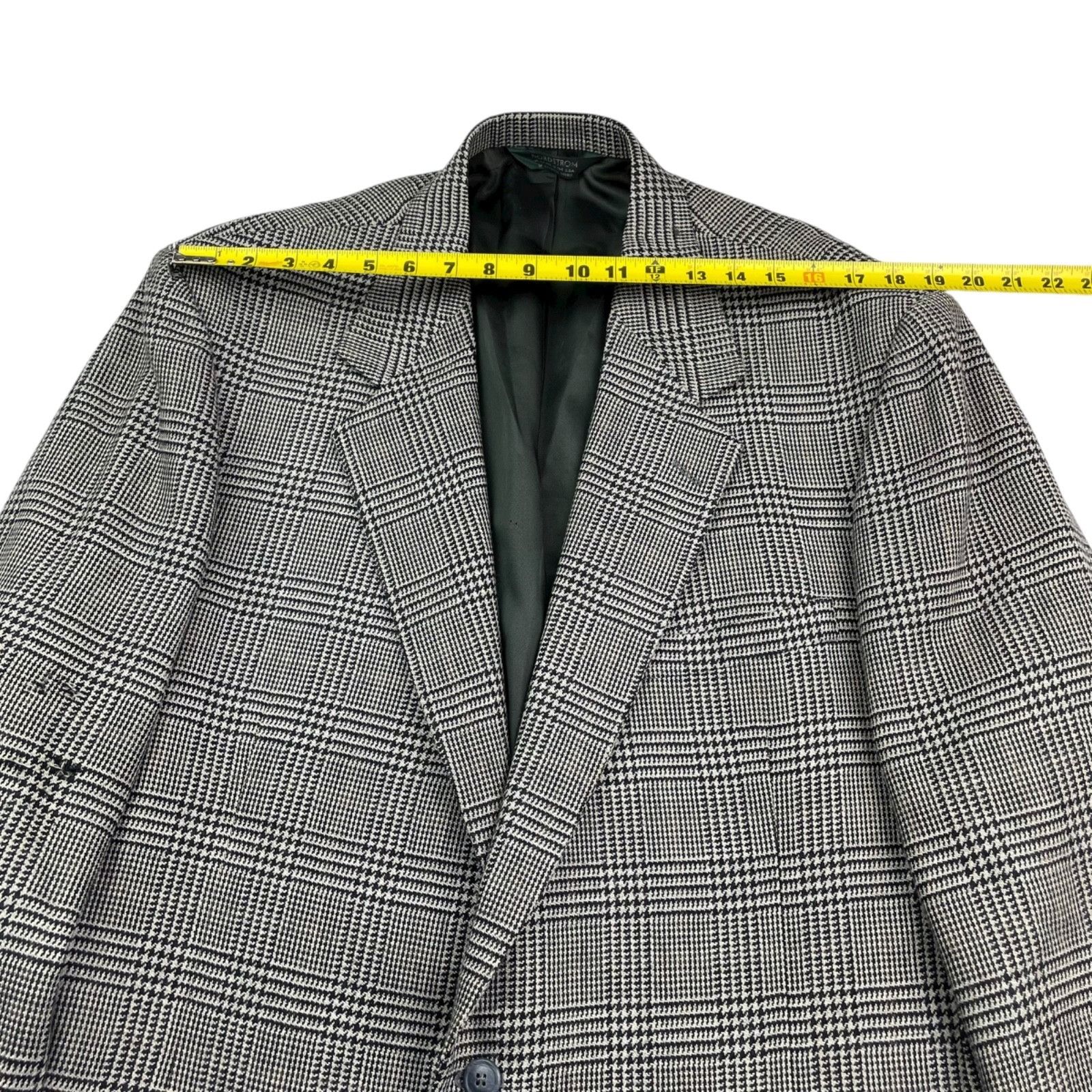 Nordstrom VTG Nordstrom x Broadmoor & Pike Men's 100% Wool Blazer Gray Size 46L - 10 Thumbnail
