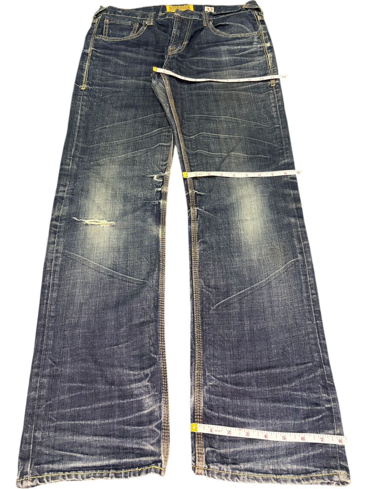 Diesel Vintage Japanese Brand Faded Wash Distress Loose Jeans Size US 33 - 8 Thumbnail