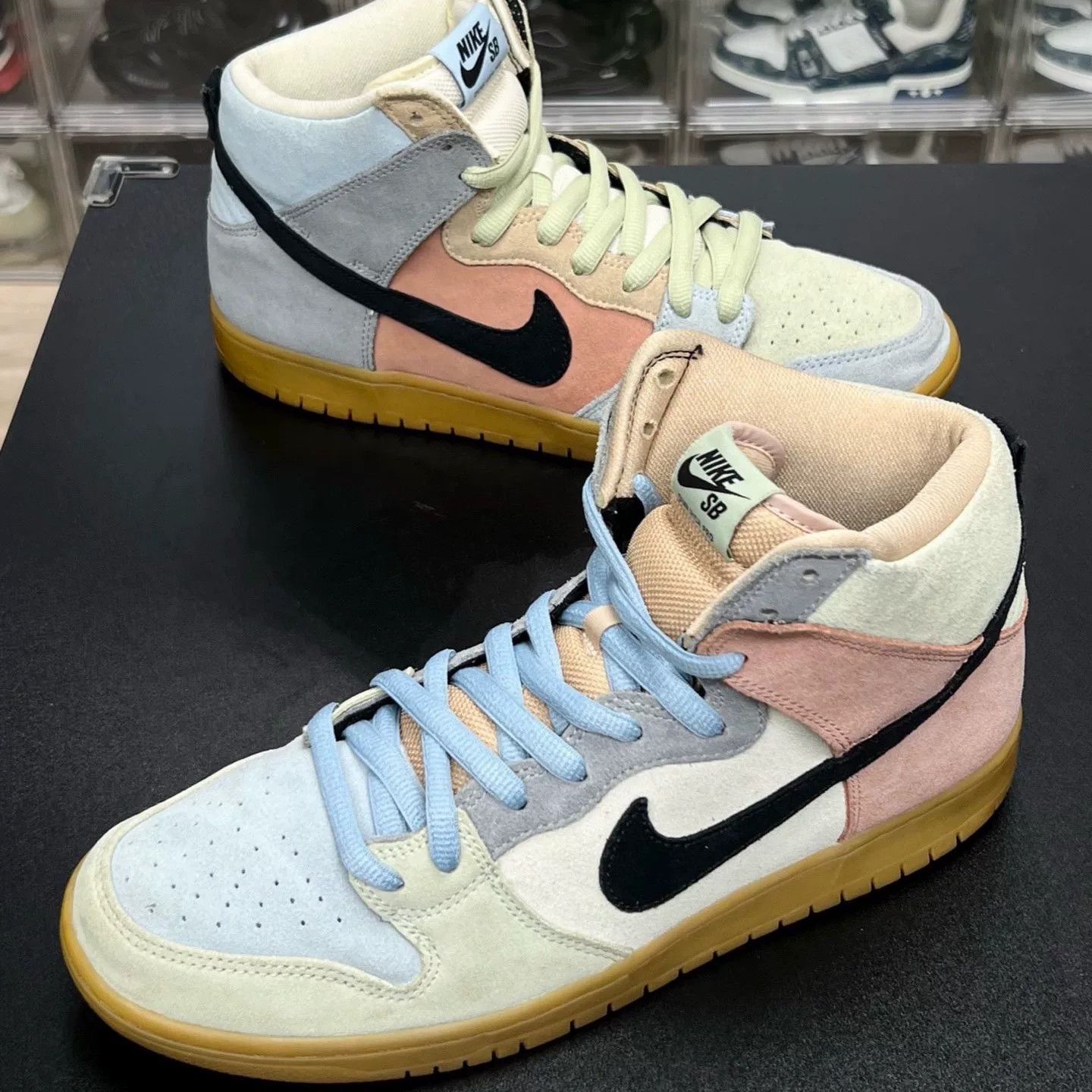 Nike Nike Dunk Blue Designer Casual Size US 5 / EU 37 - 1 Thumbnail