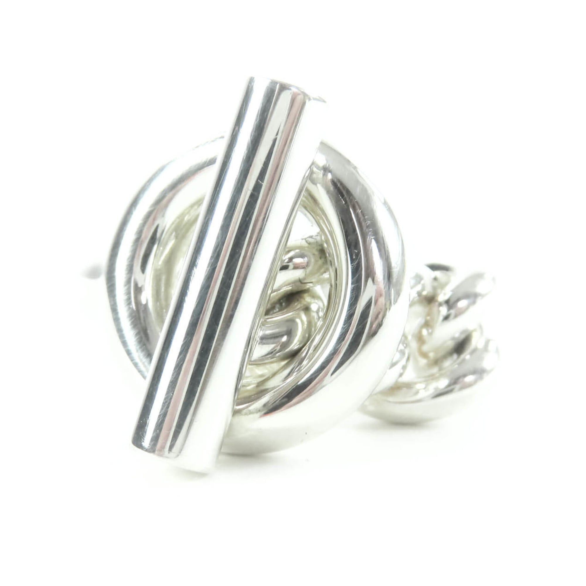Hermes HERMES Croisette Ring, AG925, 2023 model, Silver, Size 51 (equivalent to Japanese size), with box, Made in Italy, Weight: 16.5g, Women's. Size ONE SIZE - 1 Thumbnail