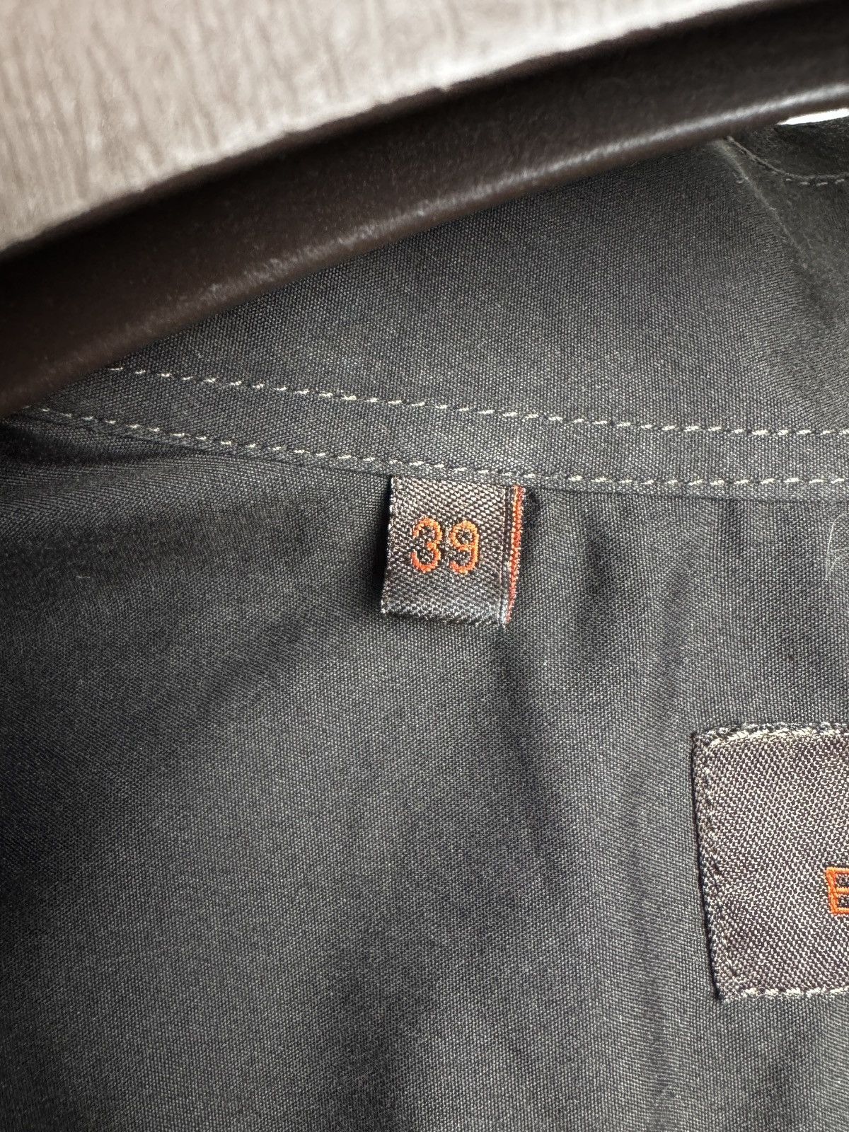 Etro ETRO Milano brown cotton blend basic plain shirt size 39 Size US M / EU 48-50 / 2 - 10 Thumbnail