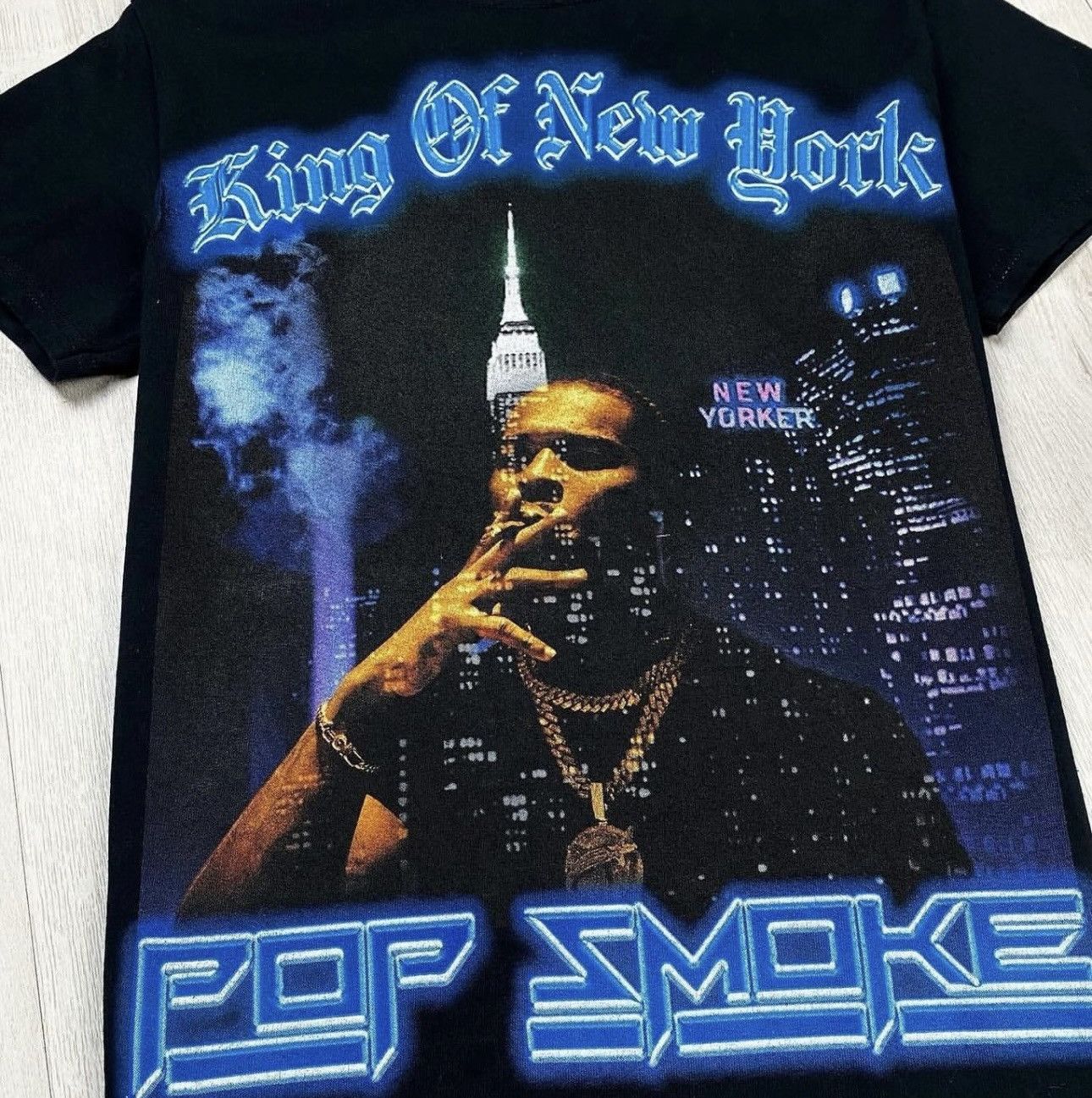 Other Vintage Pop Smoke King Of New York T-Shirt Tee Size S Size US S / EU 44-46 / 1 - 3 Thumbnail