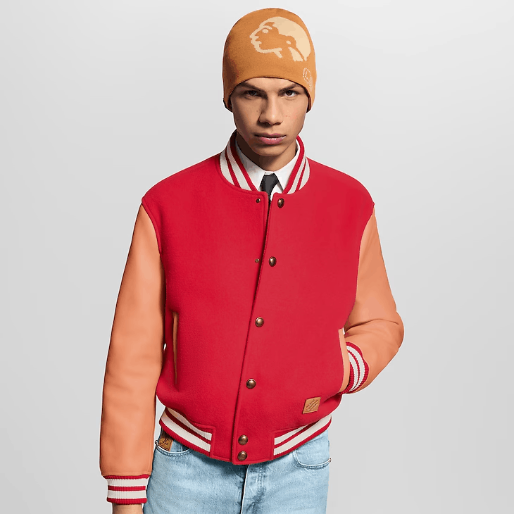 Louis Vuitton VVN Leather Varsity Jacket Size US S / EU 44-46 / 1 - 2 Thumbnail