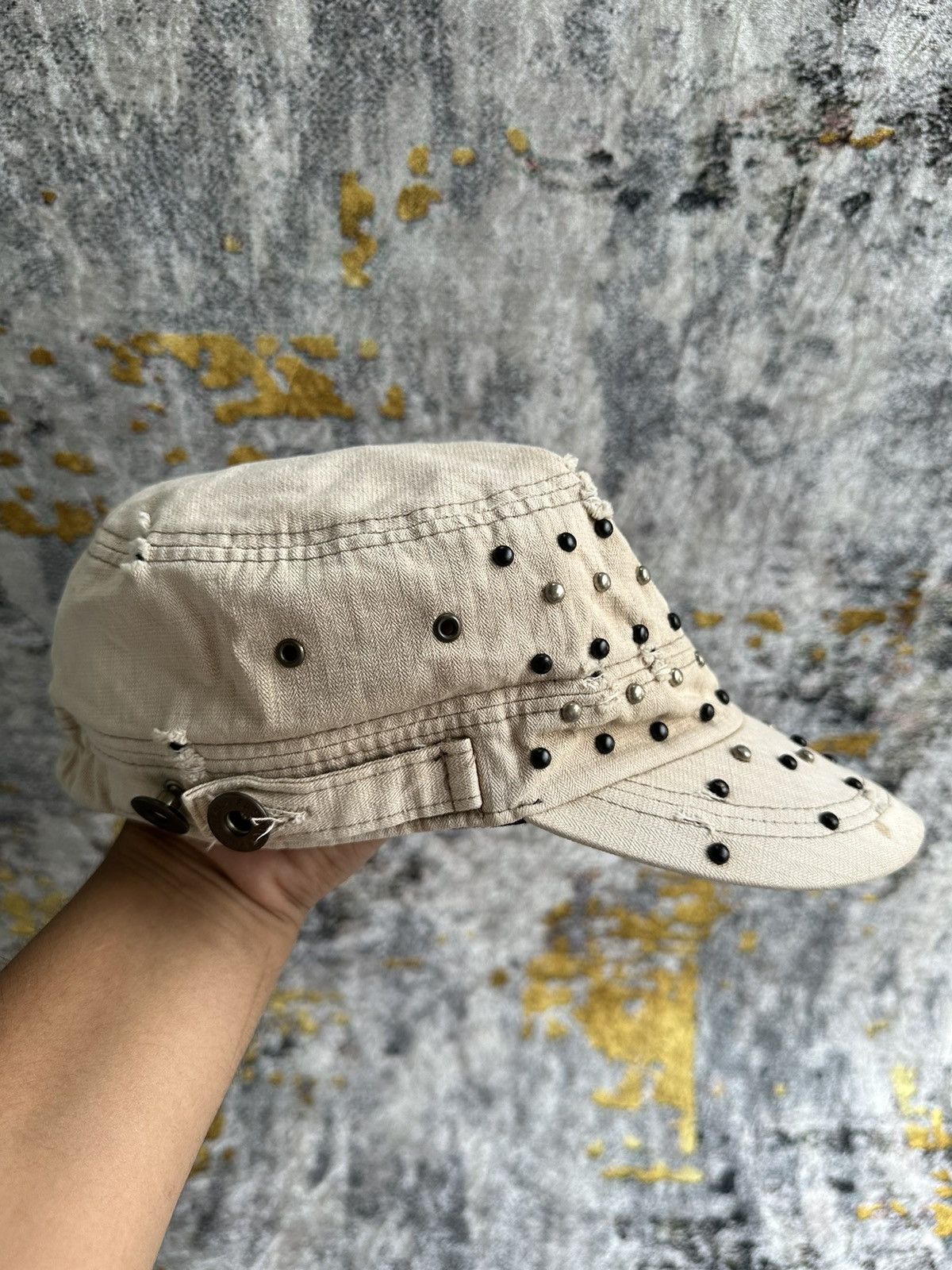 Hysteric Glamour CRAZY STUDED STAR BALENCIAGA STYLE CAP Size ONE SIZE - 4 Thumbnail