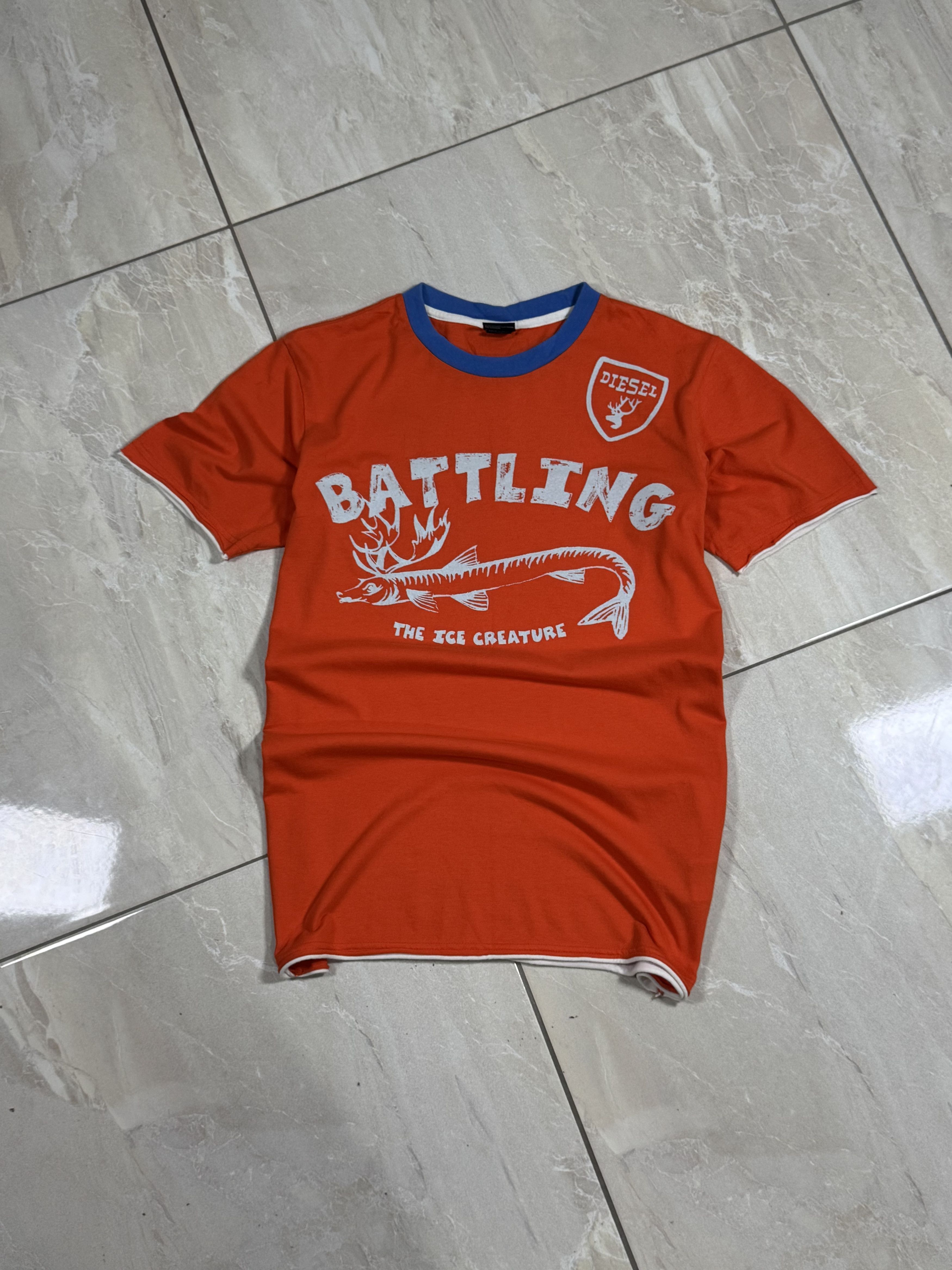 Diesel Vintage Tee Diesel BATTLING Fish - Size M Size US M / EU 48-50 / 2 - 1 Thumbnail