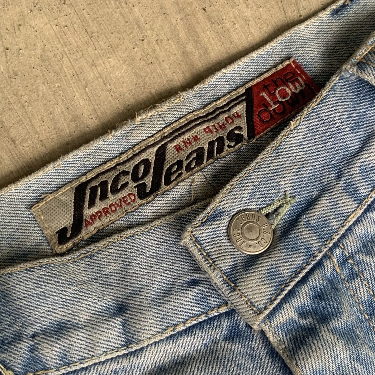 JNCO JNCO Low Down embroidery logo. big pocket Baggy denim Pants Size US 30 / EU 46 - 15 Thumbnail