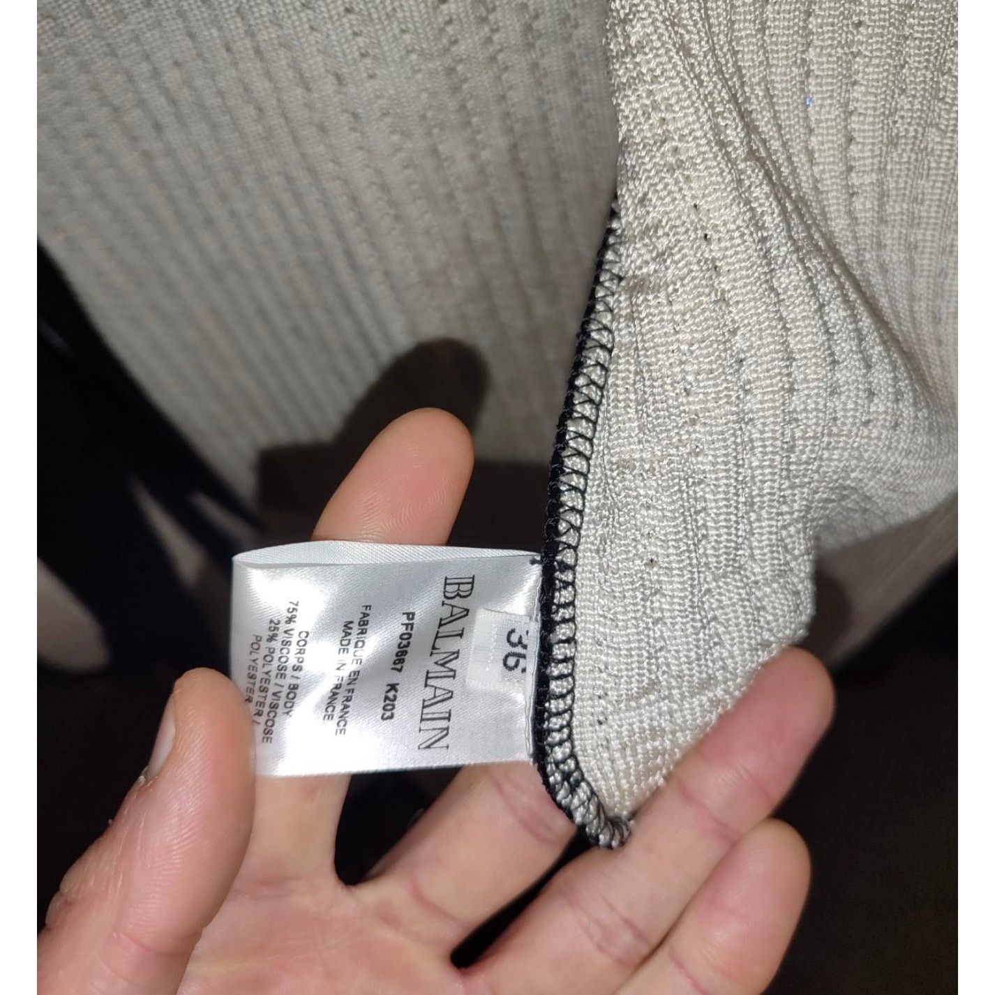 Balmain NWOT Balmain White Long Cardigan with Belt - EU36/S Size XS / US 0-2 / IT 36-38 - 6 Thumbnail
