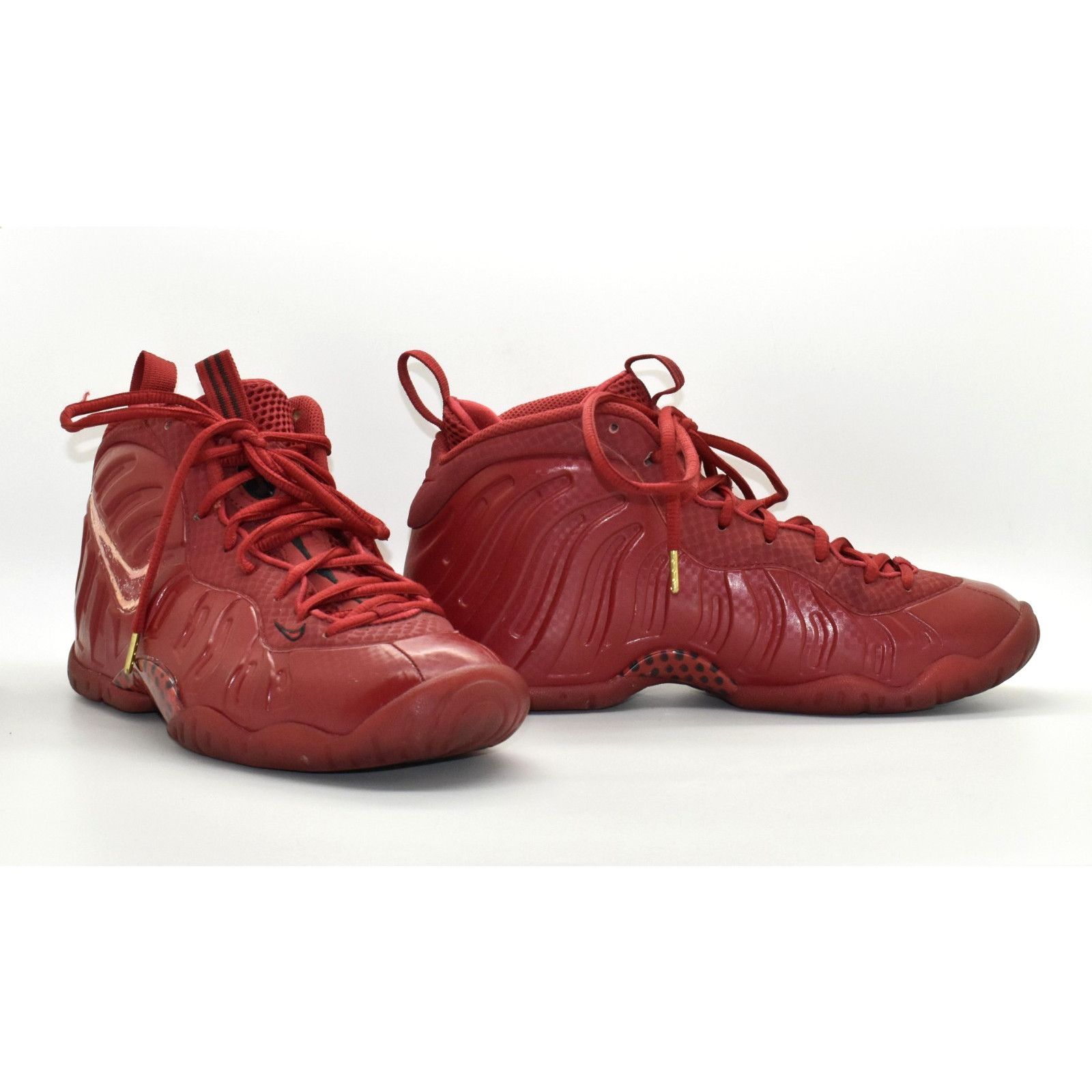 Nike NIKE Little Posite Pro GS Red/Black Shoes 644792-601 Size 6Y Size US 6 / EU 39 - 2 Thumbnail