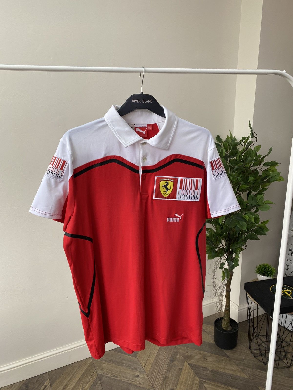 Ferrari × Puma × Vintage Vintage Ferrari Racing Red T-Shirt Size US L / EU 52-54 / 3 - 6 Thumbnail