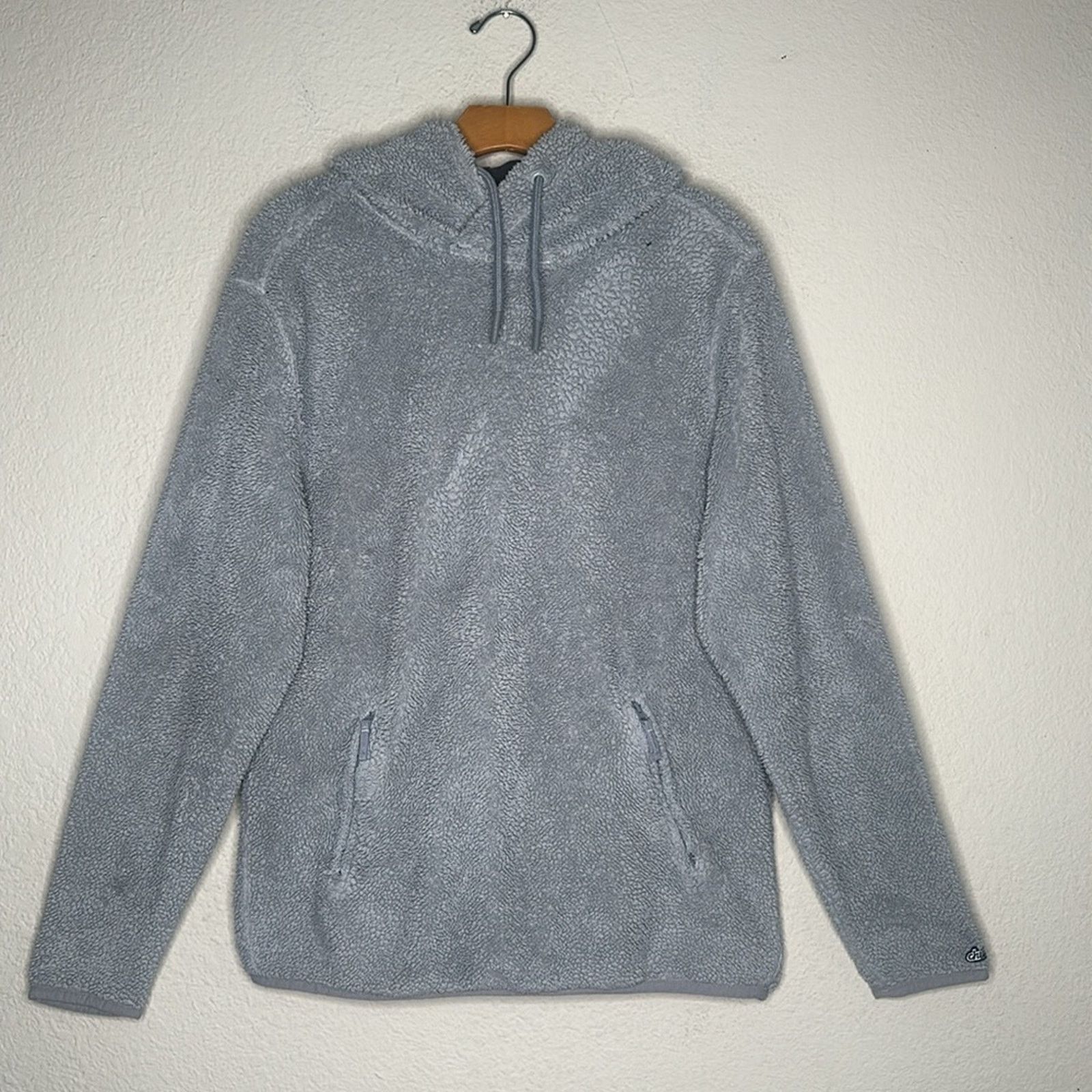 Chubbies Chubbies High Pile Sherpa Hoodie in Silver Gray Sz Medium Size US M / EU 48-50 / 2 - 2 Thumbnail