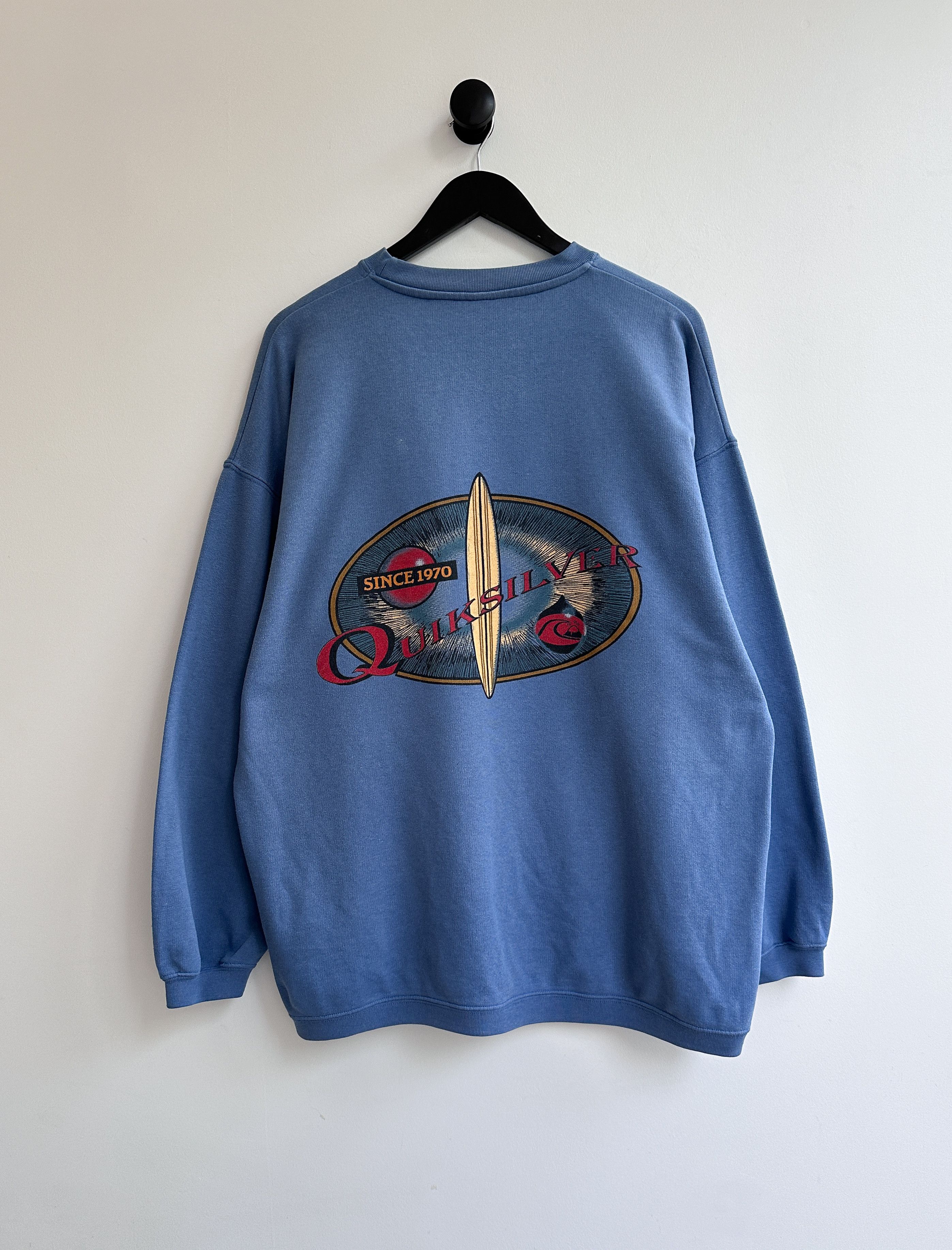 Quicksilver Vintage 90s Quiksilver Buggy Fit Sweatshirt Pullover Size US XL / EU 56 / 4 - 1 Thumbnail