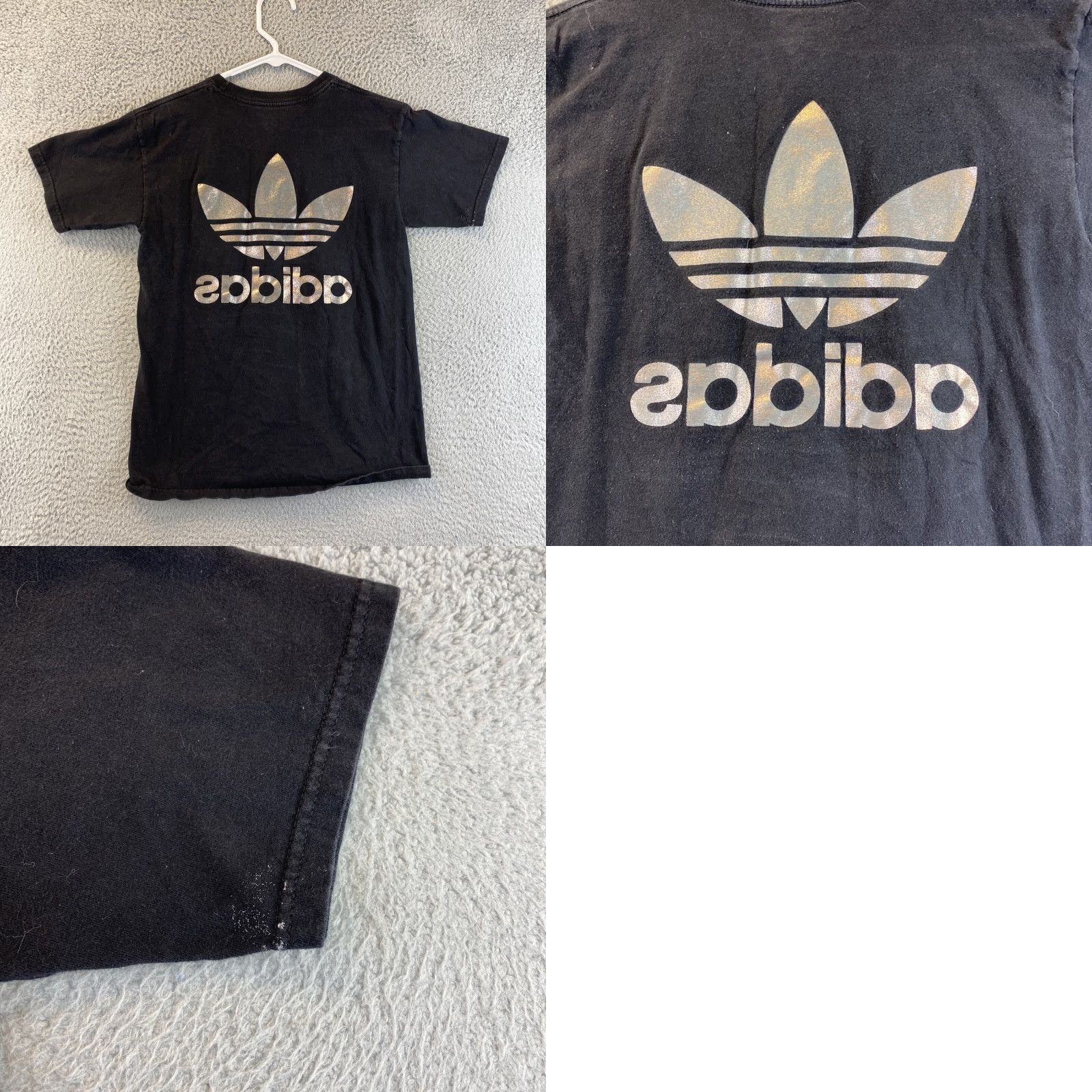 Adidas adidas Sport Casual S Shirt Tee Women's Black 80-60 / Black adidas Shirt & Tops Sports Casual Tee S Women’s Shirt 80-60 Size S / US 4 / IT 40 - 8 Thumbnail