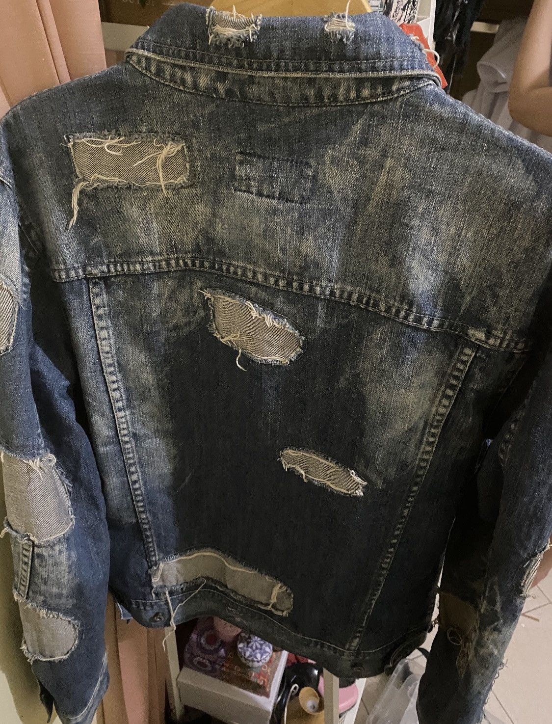 Dolce & Gabbana D&G Dolce & Gabbana Archival Distressed Patchwork Denim Size L / US 10 / IT 46 - 2 Thumbnail