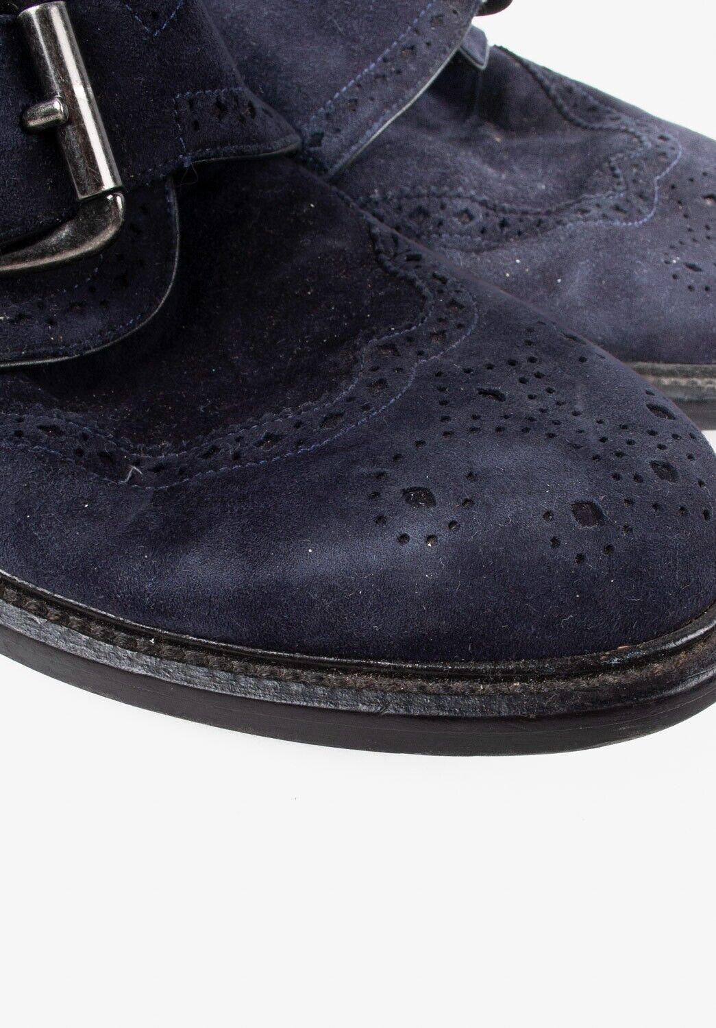 Dolce & Gabbana Original Dolce & Gabbana Men Suede Formal Shoes H5054 Size US 8 / EU 41 - 9 Thumbnail