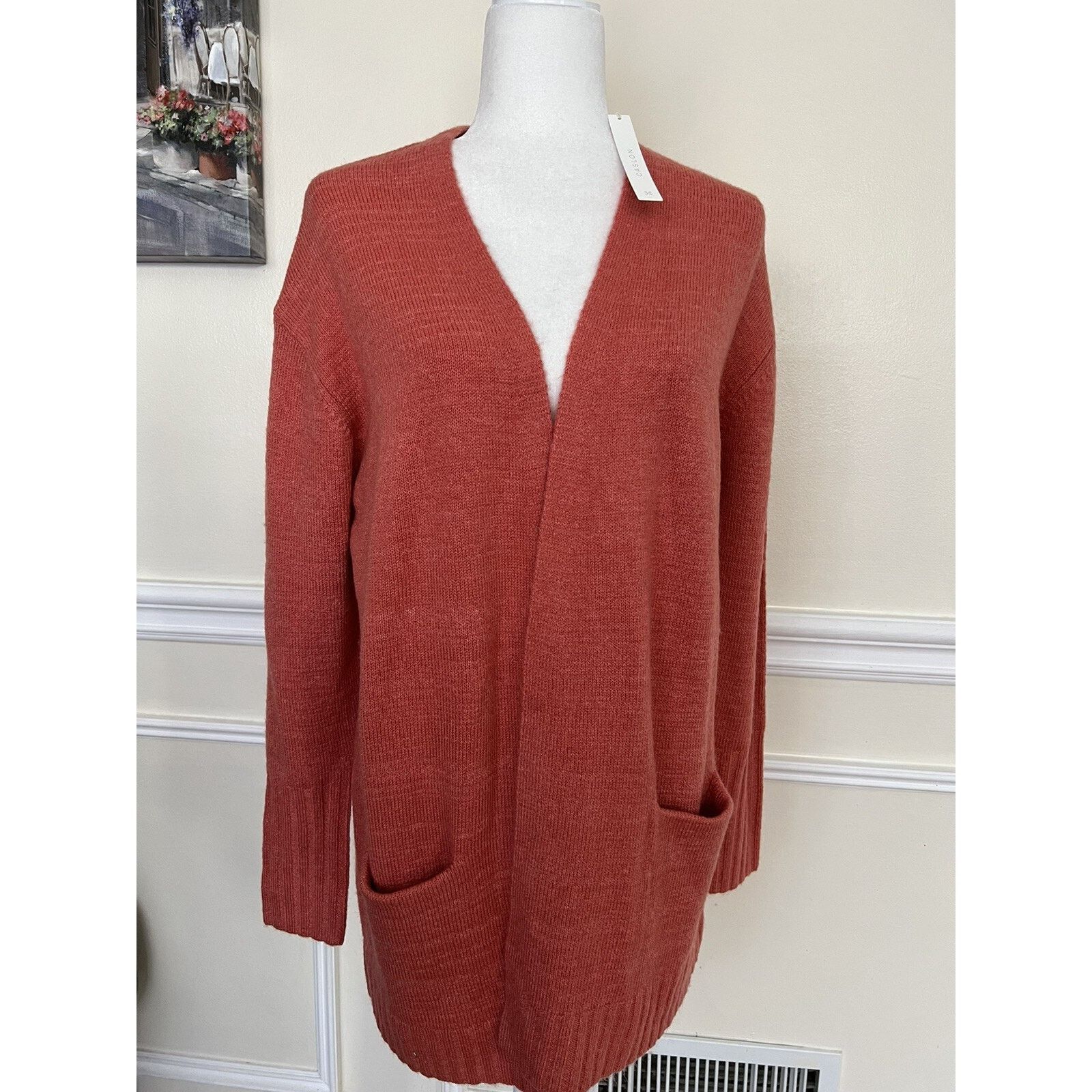 & Other Stories Caslon Coral women cardigan size M with pockets A003032 Size M / US 6-8 / IT 42-44 - 3 Thumbnail