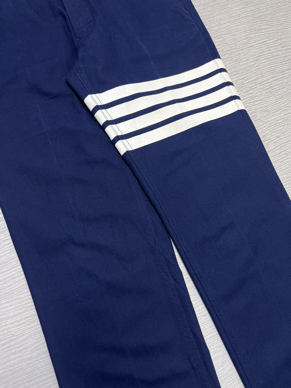 Thom Browne Thom Browne - Quad Stripe Canvas Woven Trouser Size US 30 / EU 46 - 6 Thumbnail