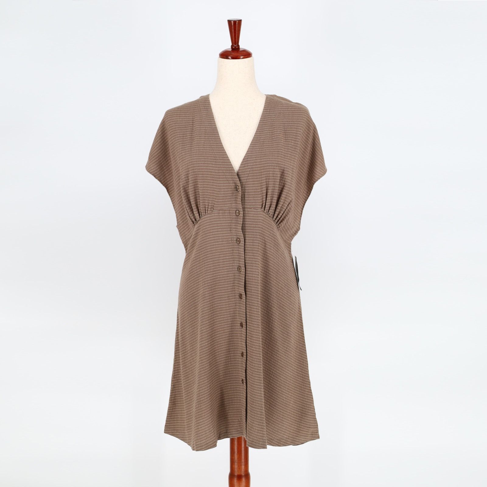 Samsoe Samsoe Samsoe Samsoe Women Valerie Button Front Casual Dress Size M Size M / US 6-8 / IT 42-44 - 3 Thumbnail