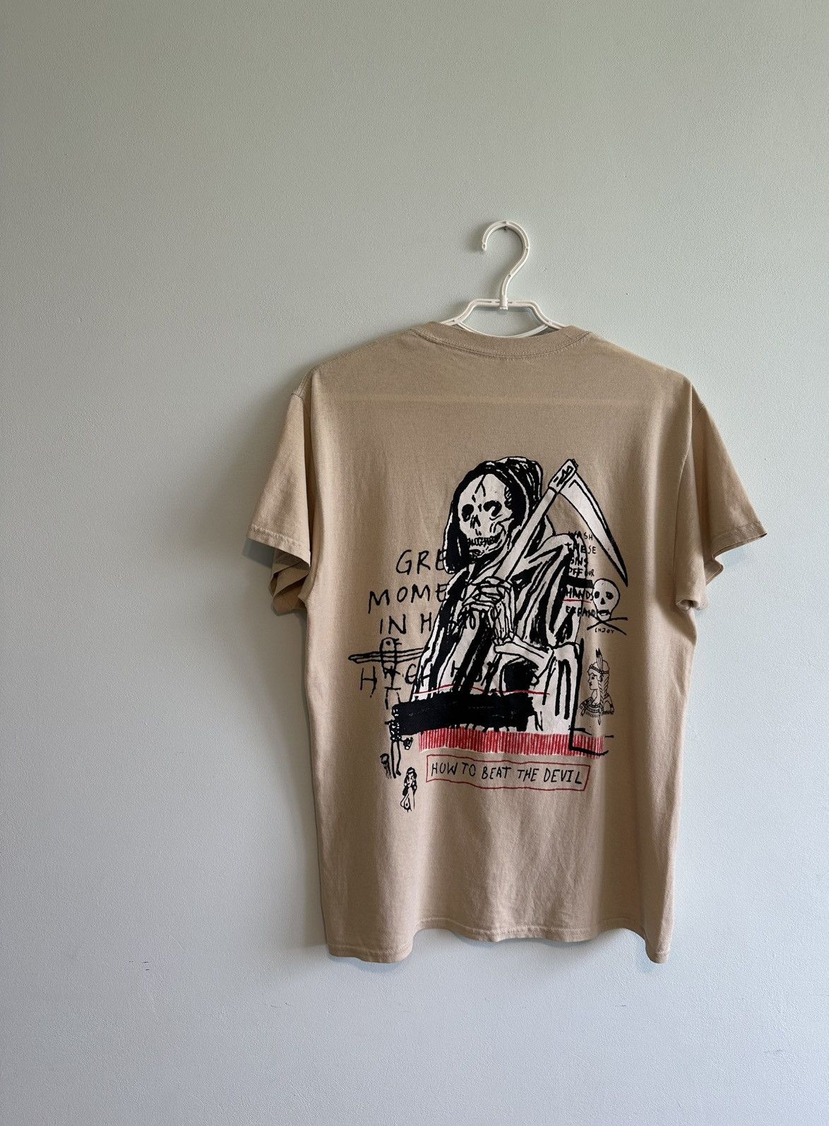 Gildan UNRELEASED Kanye West Yeezus How to Beat The Devil T-shirt Size US L / EU 52-54 / 3 - 1 Thumbnail