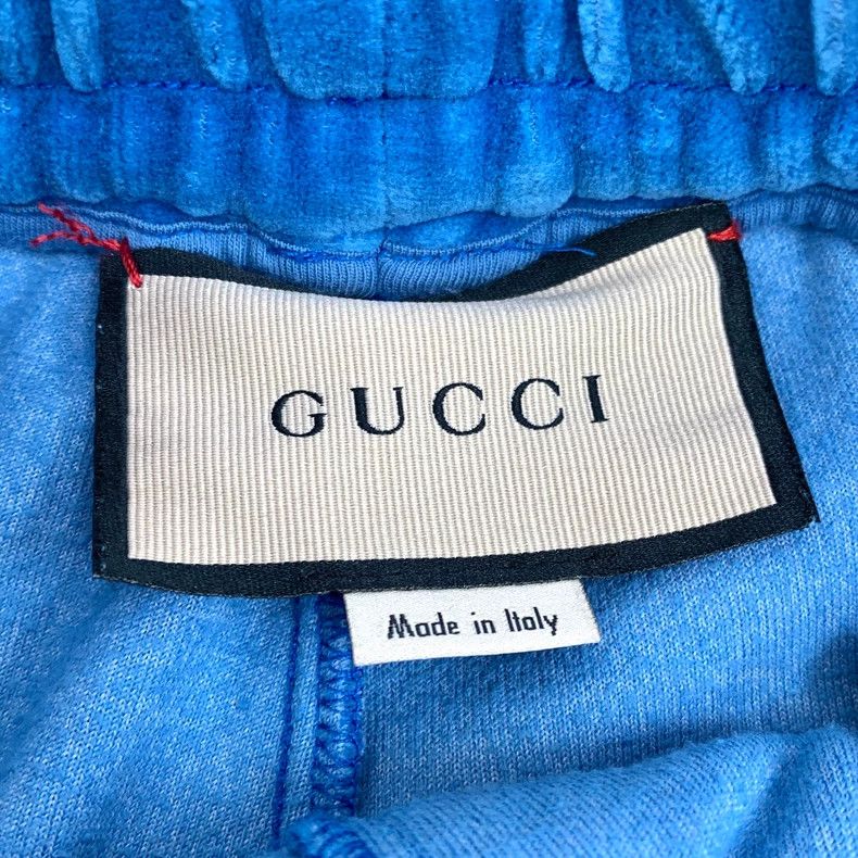 Gucci Gucci SizeXS Blue logo embroidered cotton drawstring casual Size US 27 - 5 Thumbnail