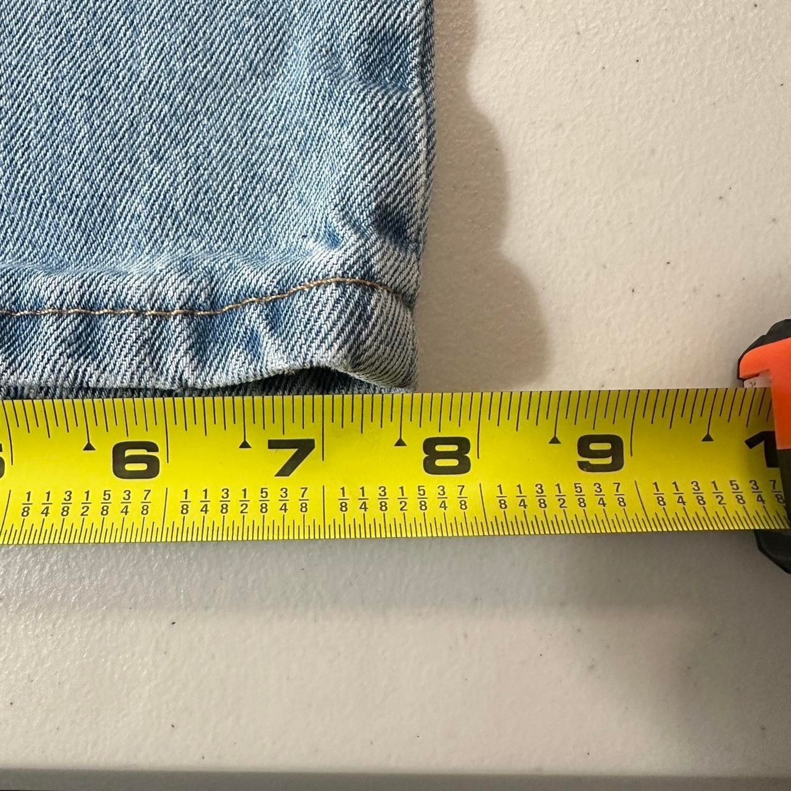 Levi's Levi’s 505 Light Wash Navy Blue Denim Jeans Size US 31 - 5 Thumbnail