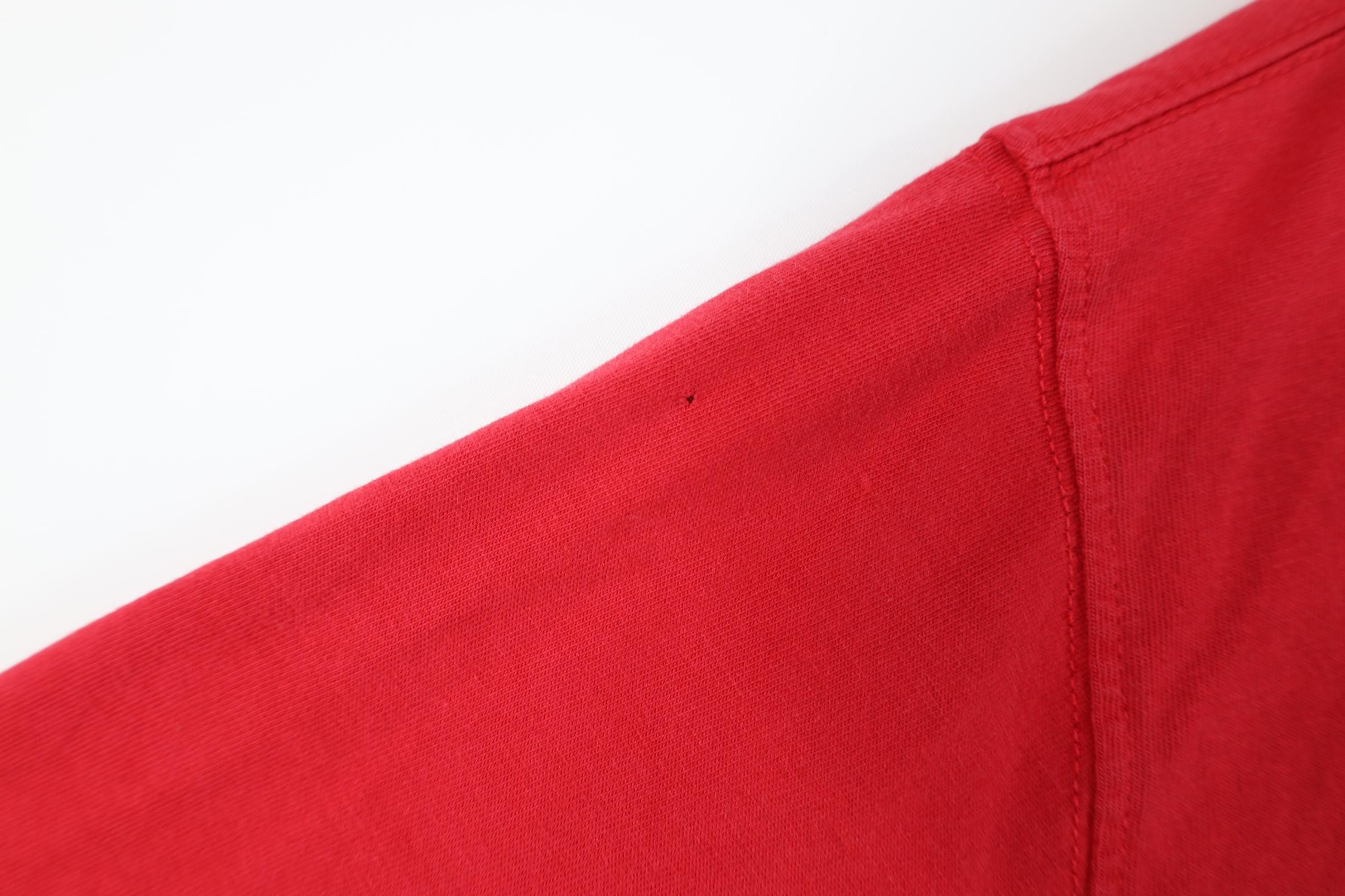 Lands' End Vintage Y2K Lands End Blank Short Sleeve T-Shirt Red Cotton Size US L / EU 52-54 / 3 - 12 Thumbnail