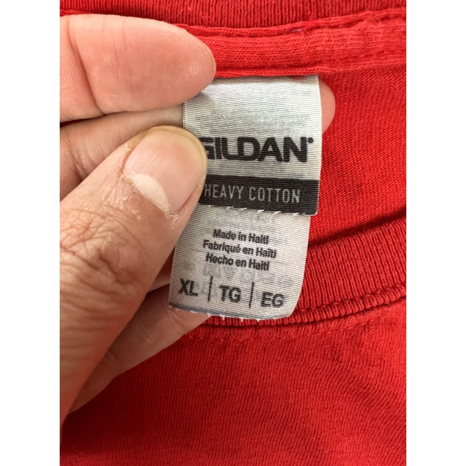 Gildan McDonald's Cactus Jack T-Shirt Mens XL Red Crew Tee Employee Size US XL / EU 56 / 4 - 5 Thumbnail