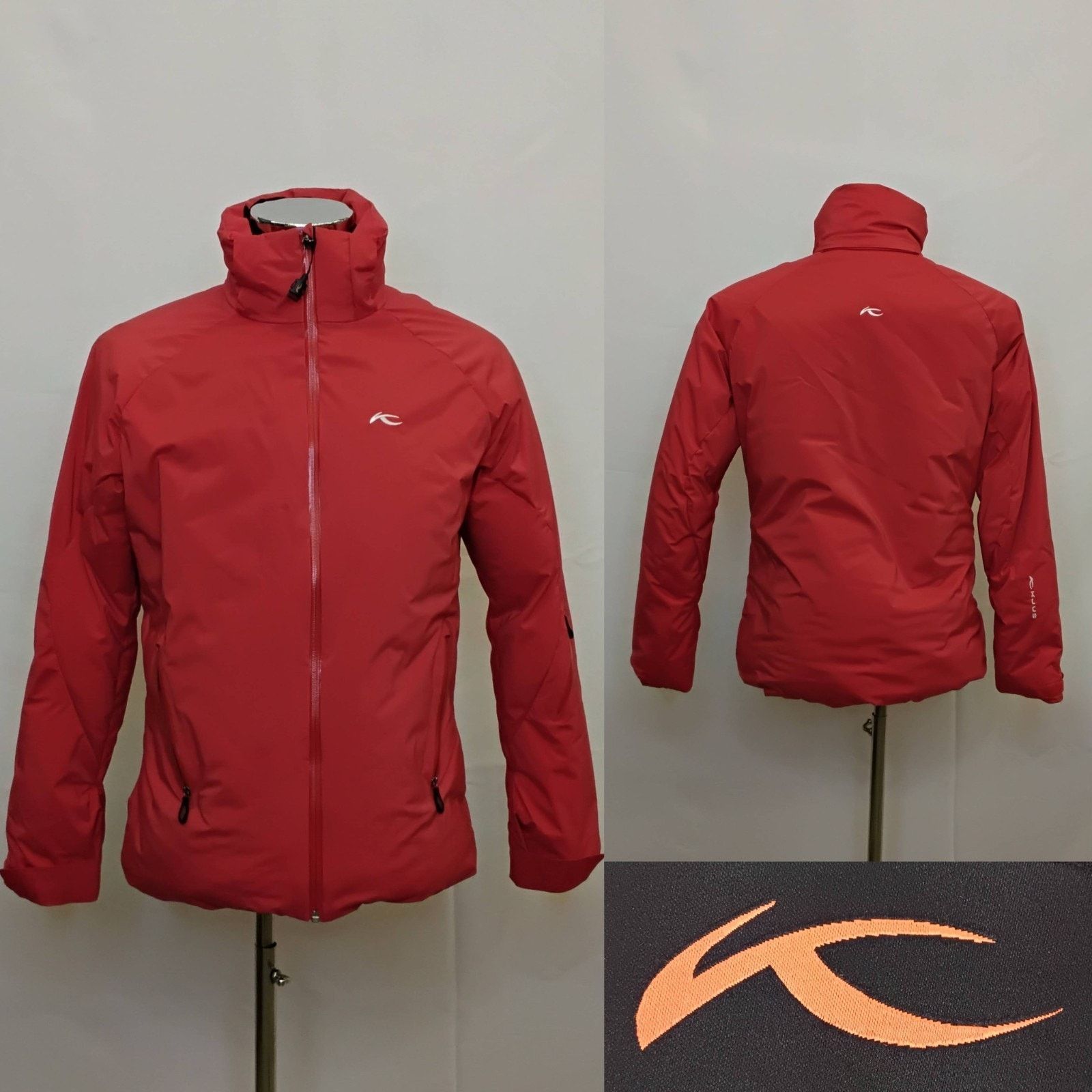KJUS Kjus Down Puffer Ski Jacket Men's XL Red RECCO Sensor Size US XL / EU 56 / 4 - 1 Thumbnail