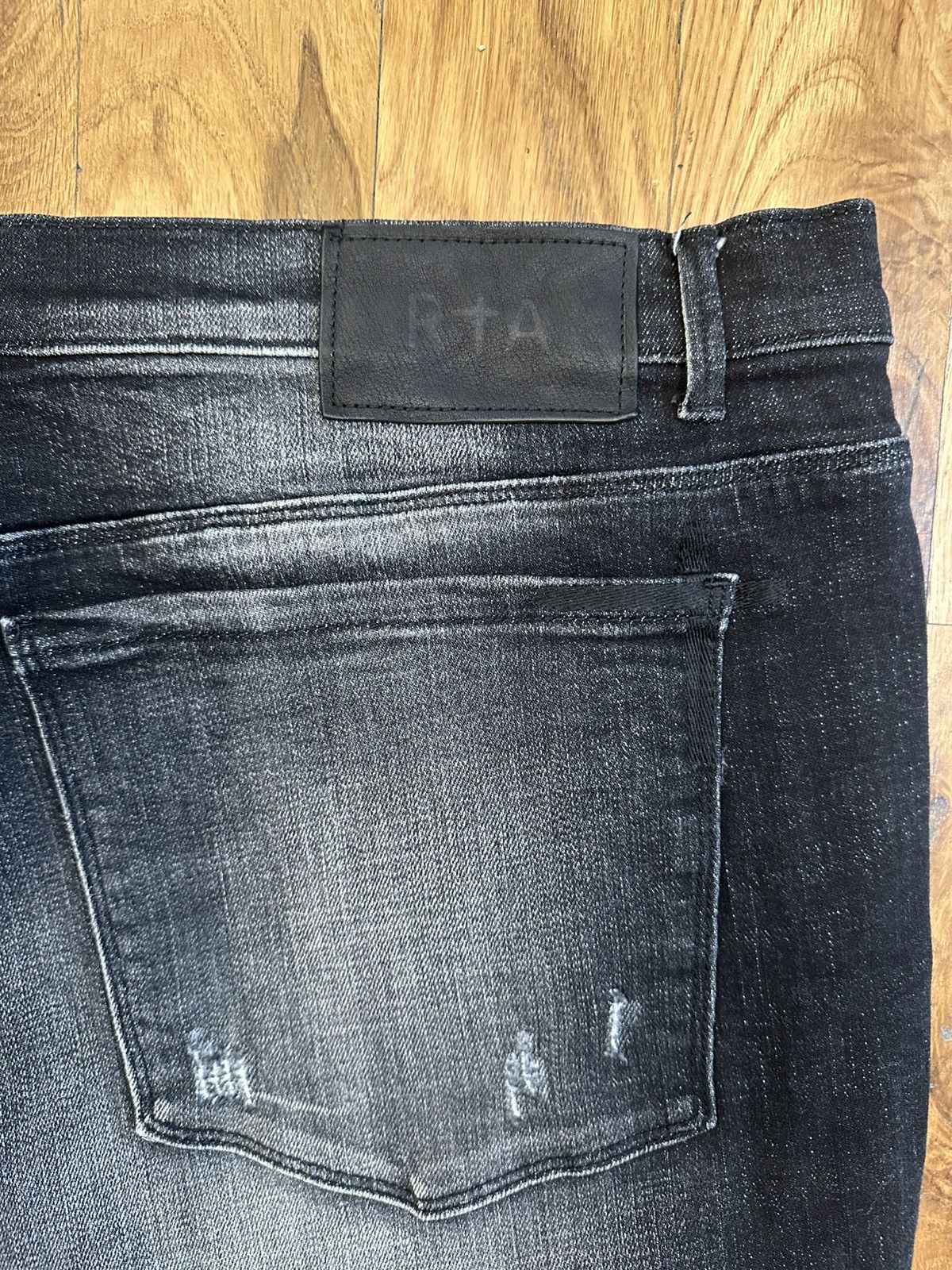 Rta Rta 3D Spell Black Denim Jeans Size 40 Size US 40 / EU 56 - 4 Thumbnail