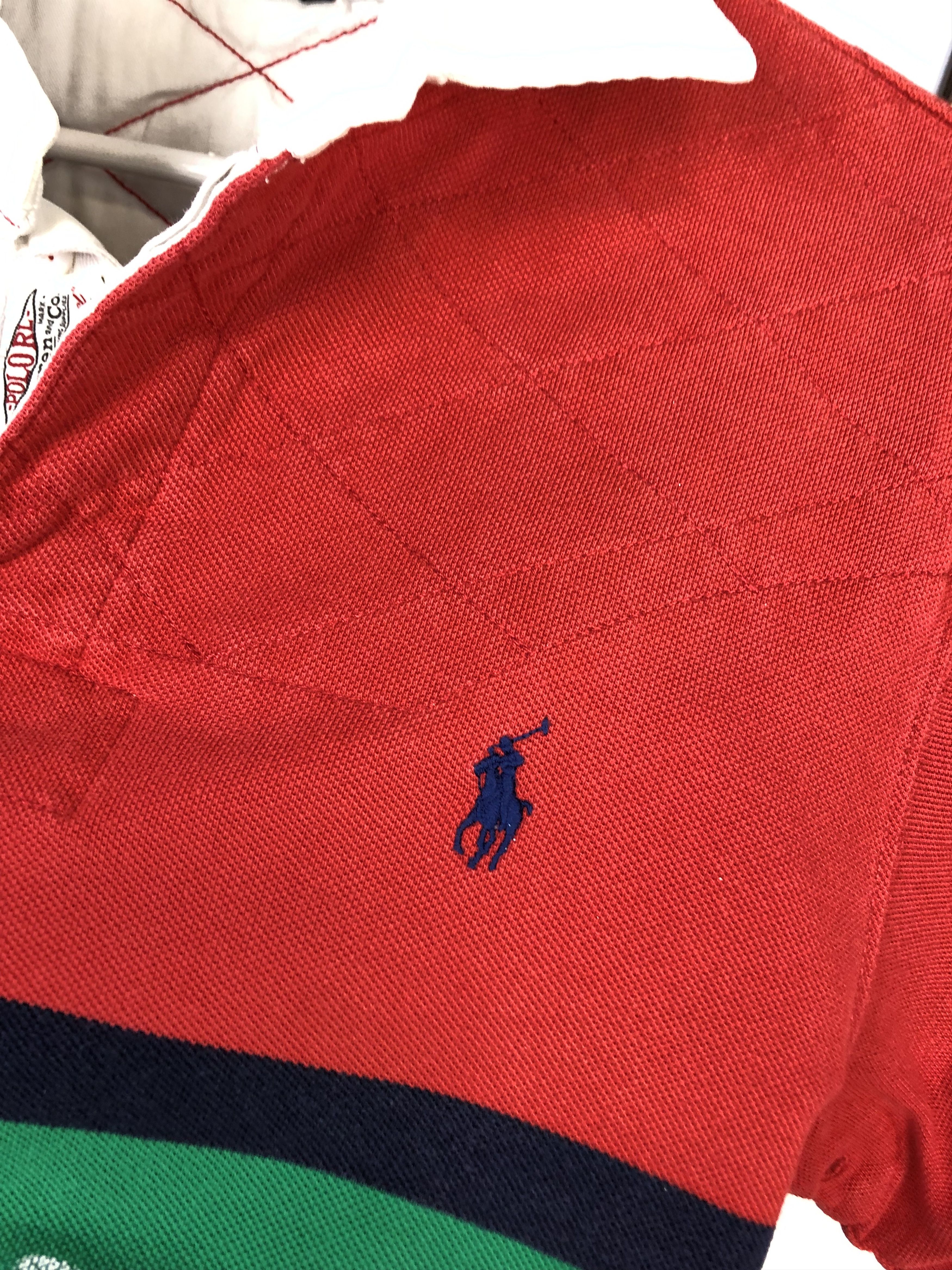 Polo Ralph Lauren Vintage Polo Ralph Lauren Shirt RL Guide Spell Out Slim Fit Size US M / EU 48-50 / 2 - 4 Thumbnail