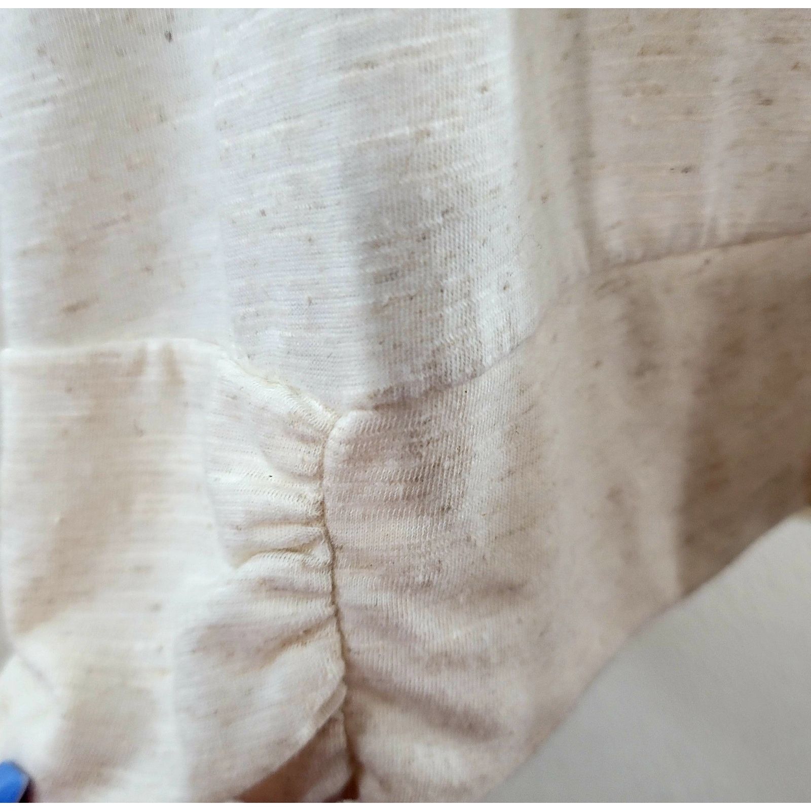 Apt. 9 Apt 9 Beige Cream Slub Knit Batwing Short Sleeve Top XL Size XL / US 12-14 / IT 48-50 - 6 Thumbnail