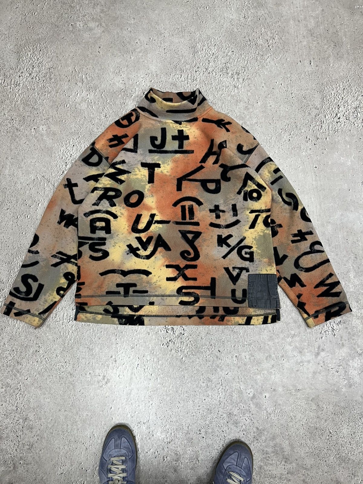 Patagonia × Vintage Very Rare like Patagonia Aztec Synchilla Fleece Jacket Size US L / EU 52-54 / 3 - 2 Thumbnail