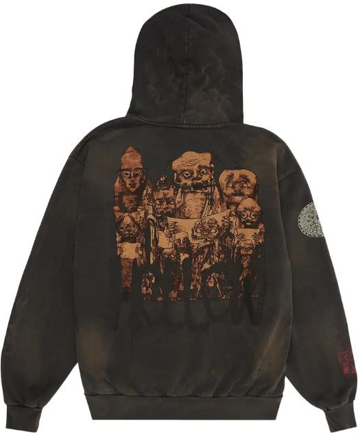 Travis Scott CJ X TAKASHI MURAKAMI HOLLOW HOODIE Size US L / EU 52-54 / 3 - 2 Thumbnail