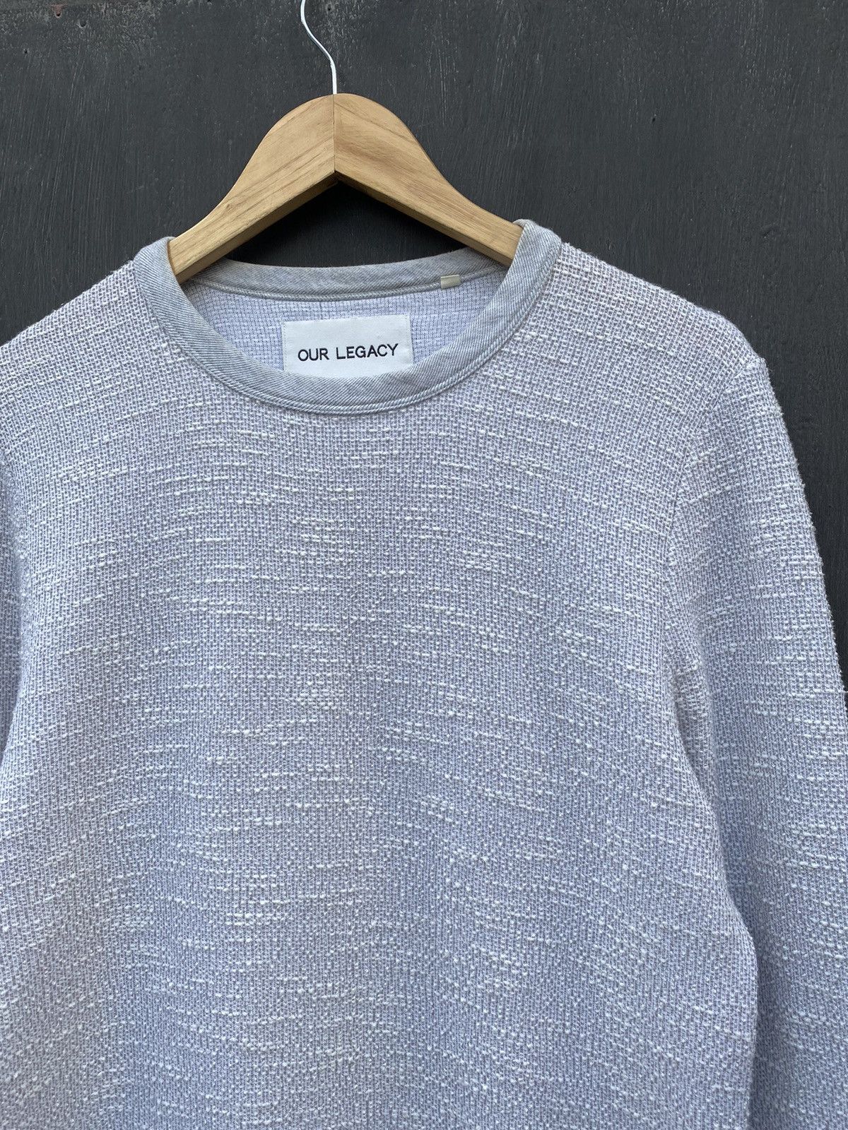 Our Legacy Our Legacy SS16 G/W Pique Boucle sweatshirt size 48 Size US M / EU 48-50 / 2 - 2 Thumbnail