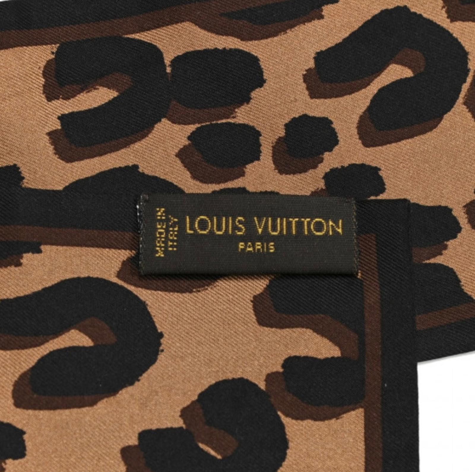 Louis Vuitton Louis Vuitton Stephen Sprouse Leopard Silk Scarf 45" x 3" Size ONE SIZE - 2 Thumbnail