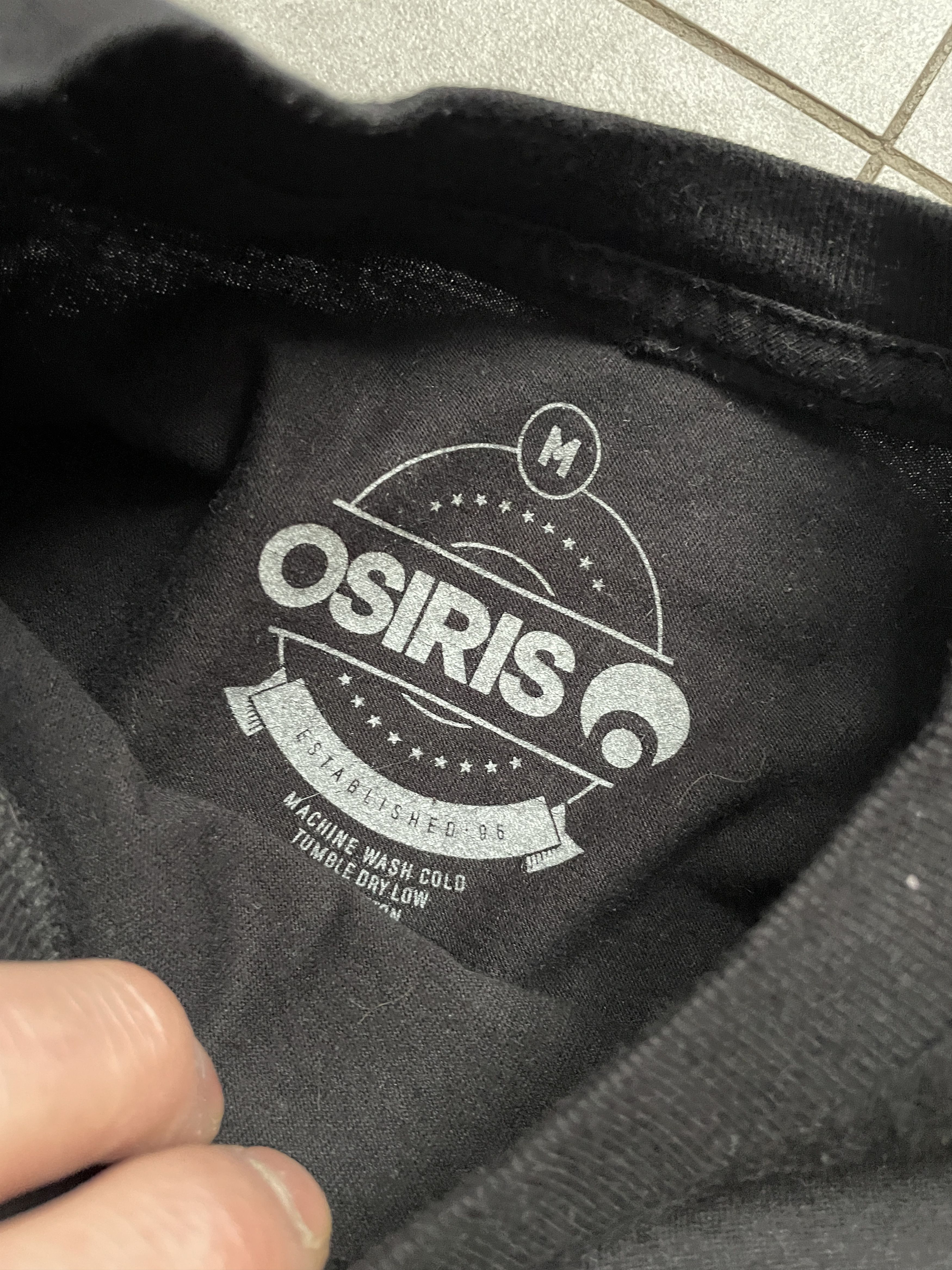 Osiris Y2K OSIRIS D3 SKATE BLACK NEON GREEN TEE Size US M / EU 48-50 / 2 - 3 Thumbnail