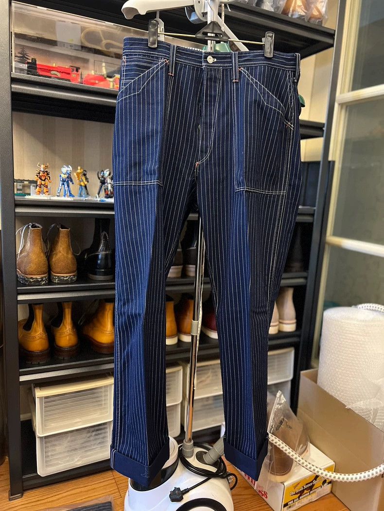 Freewheelers Freewheelers Nissan vintage dyed high-waisted straight-pie Size US 36 / EU 52 - 1 Thumbnail