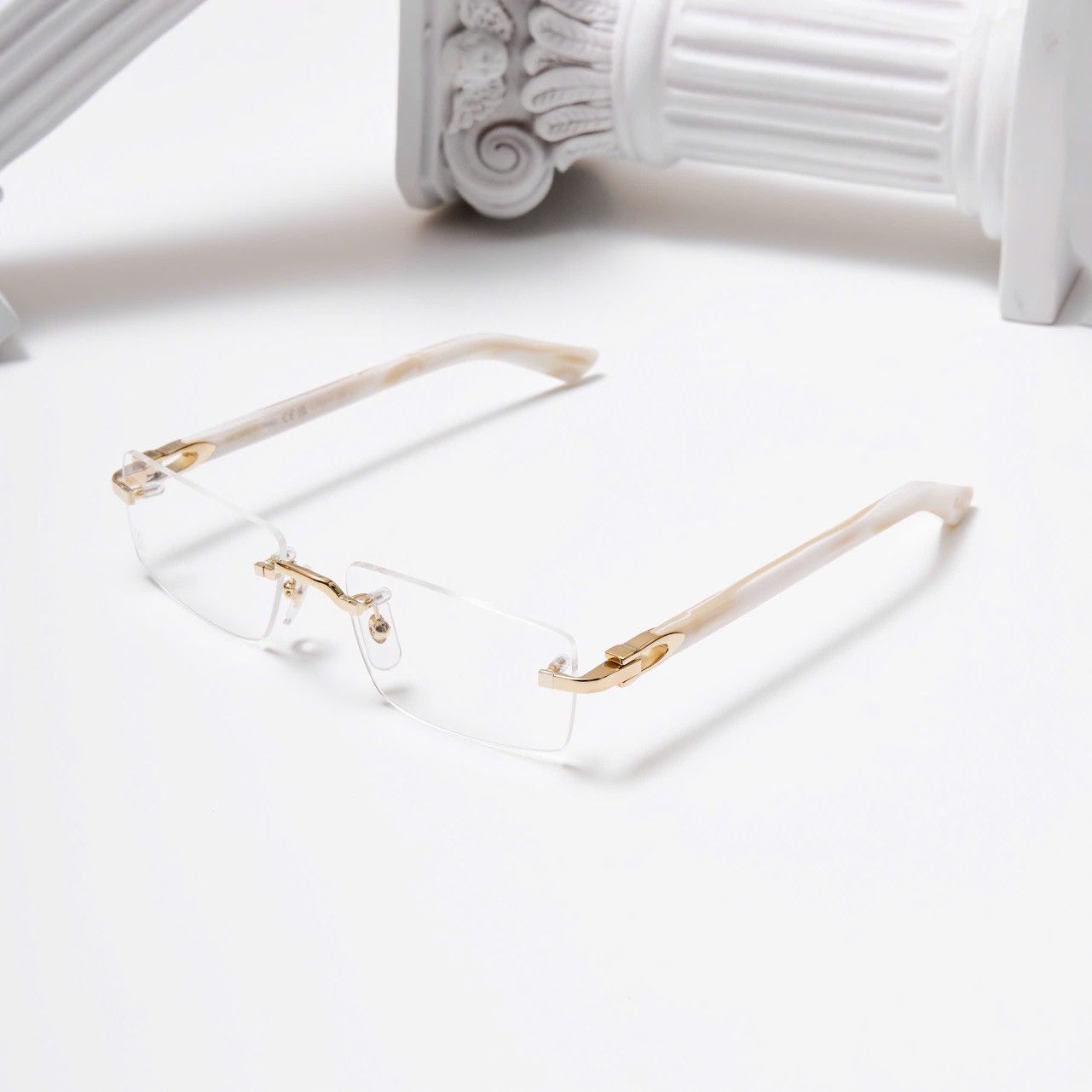 CARTIER CT0581O 003 GOLD GLASSES