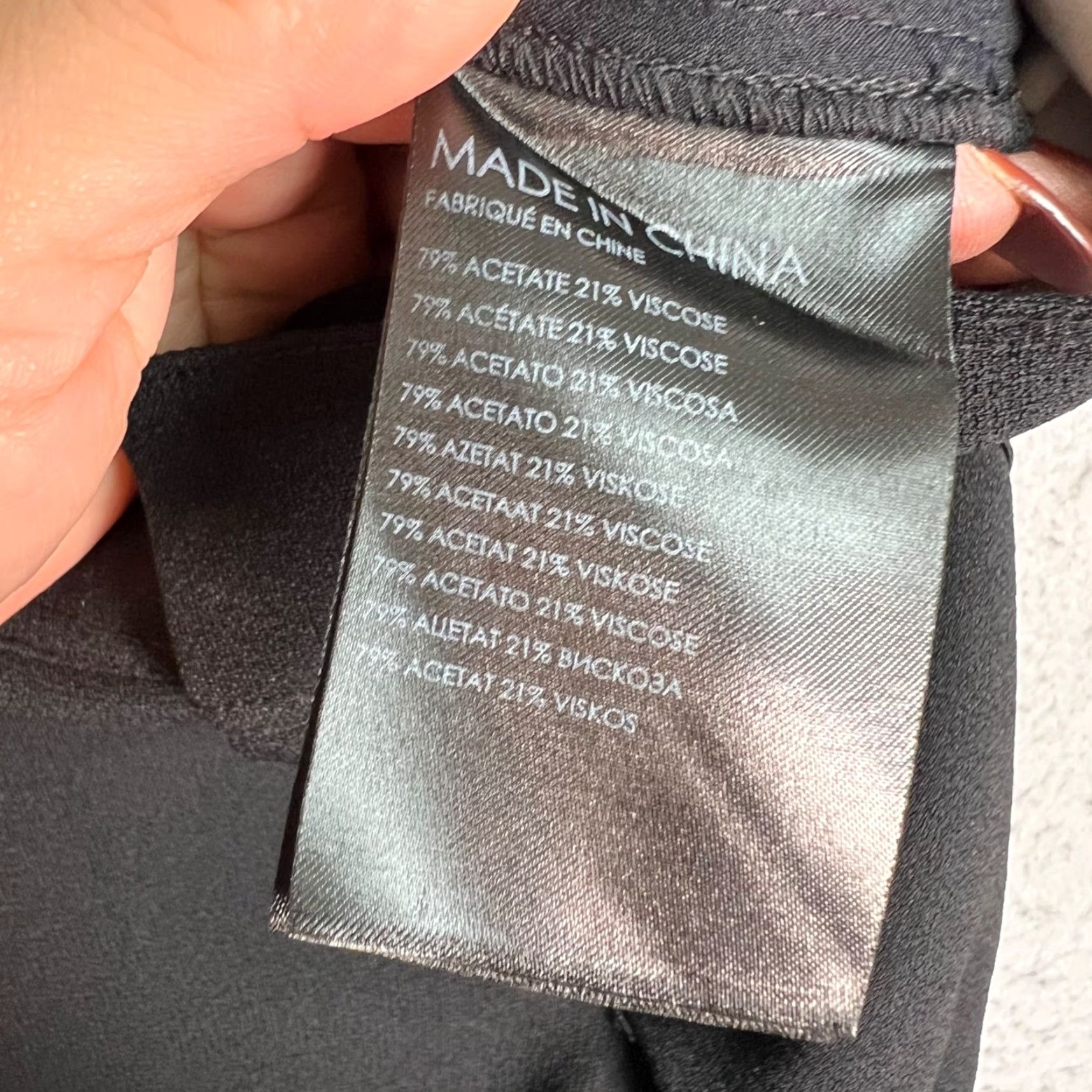 Club Monaco Club Monaco Women's Dress Pants Black Wide-Leg Size 2 Acetate/Viscose Size 26" / US 2 / IT 38 - 4 Thumbnail