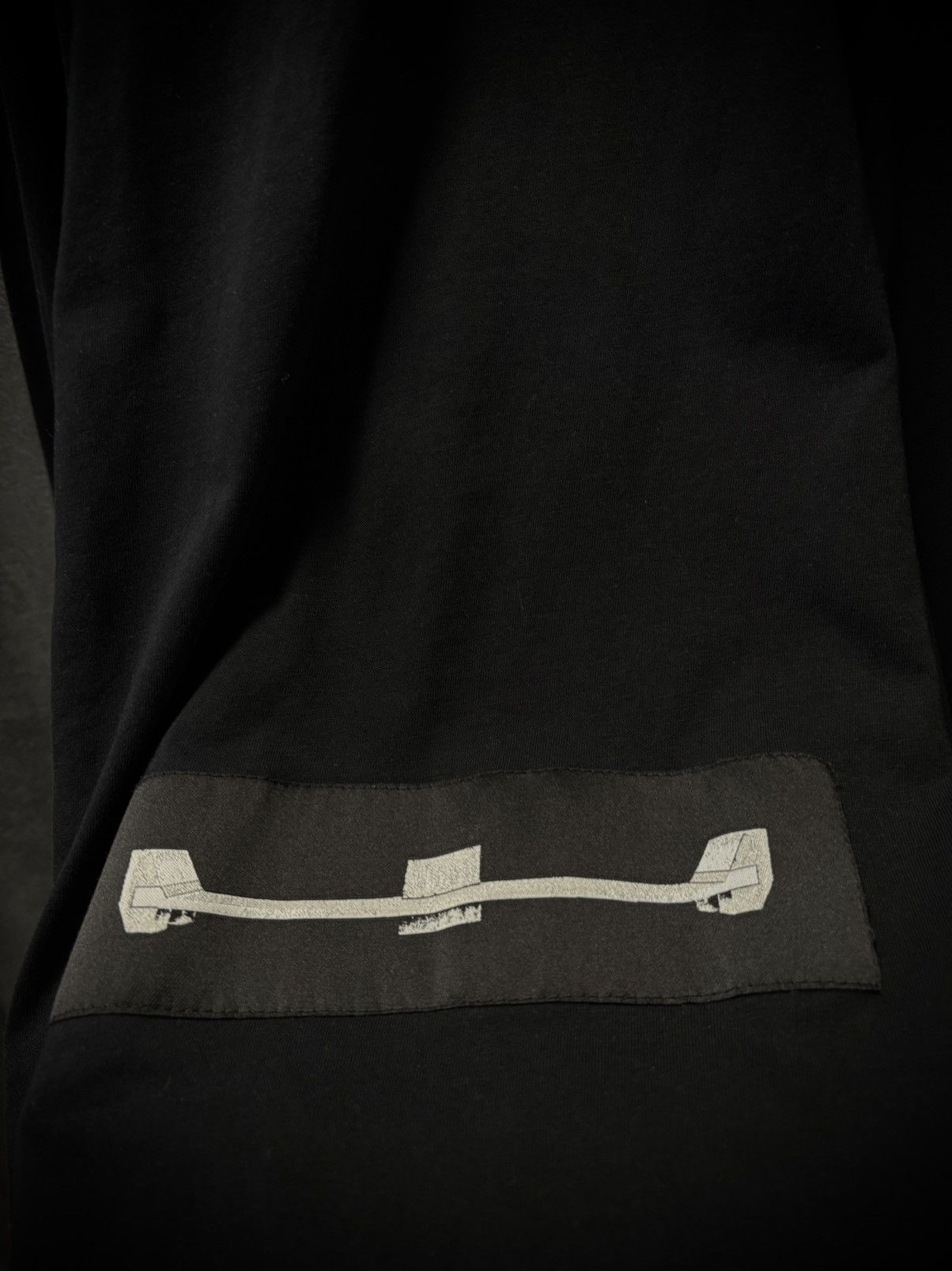 Rick Owens Rick Owens Drkshdw Black Patch Level Long Sleeve Size US L / EU 52-54 / 3 - 4 Thumbnail
