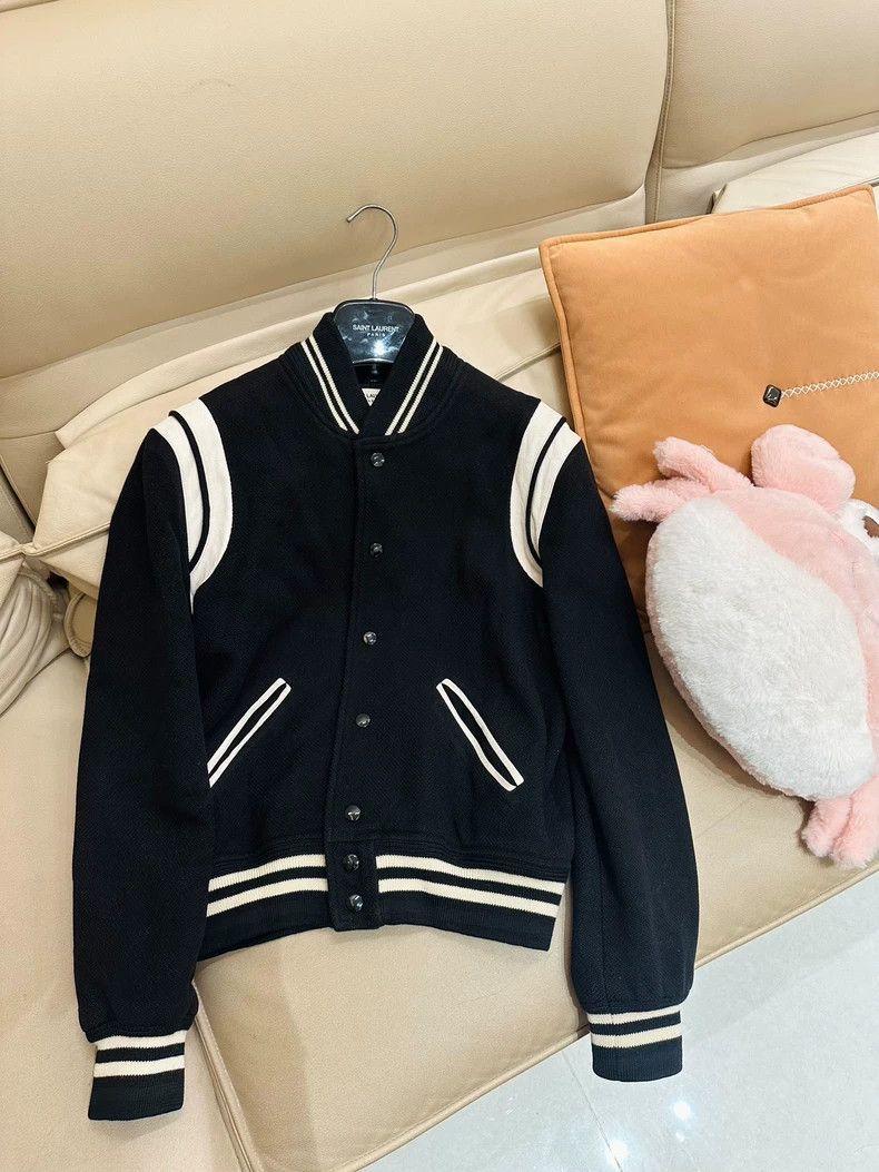 Saint Laurent Paris Saint Laurent Paris 15 Fall/Winter Black and White Classic Size US S / EU 44-46 / 1 - 1 Thumbnail