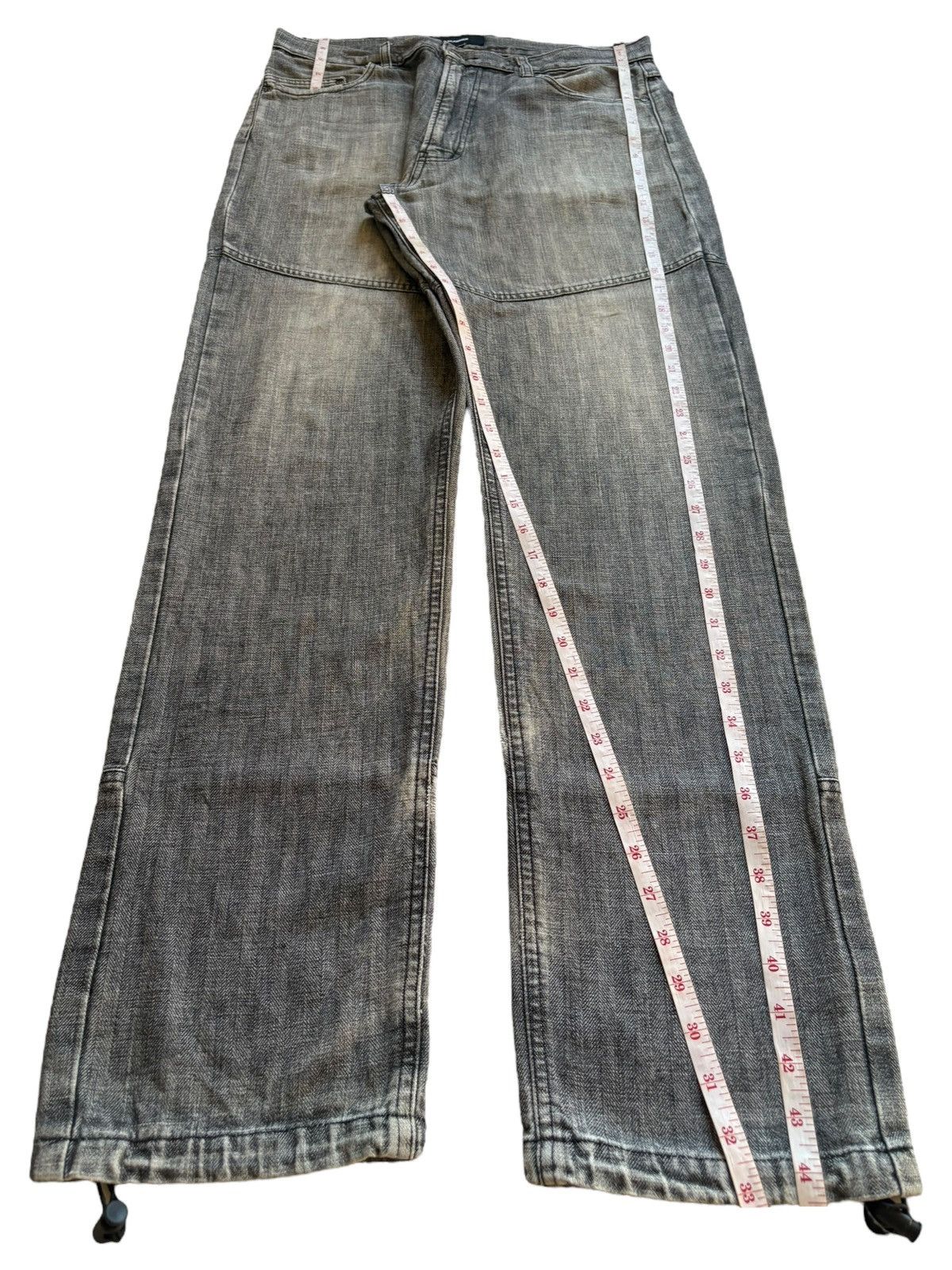 Japanese Brand Vintage Japanese Brand Mud Wash Tactical Distressed Jeans Size US 32 / EU 48 - 14 Thumbnail