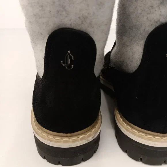 Jimmy Choo Jimmy Choo Women's Bao Suede Moto Biker Boots - EU36.5/US6.5 Size US 6.5 / IT 36.5 - 13 Thumbnail