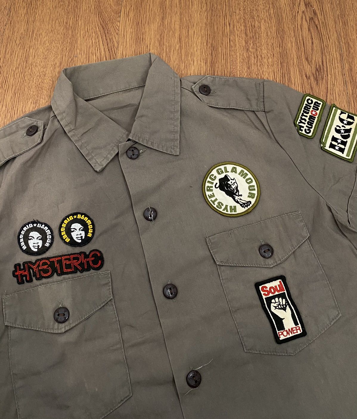 Hysteric Glamour Hysteric glamour patch shirt Size US XS / EU 42 / 0 - 2 Thumbnail