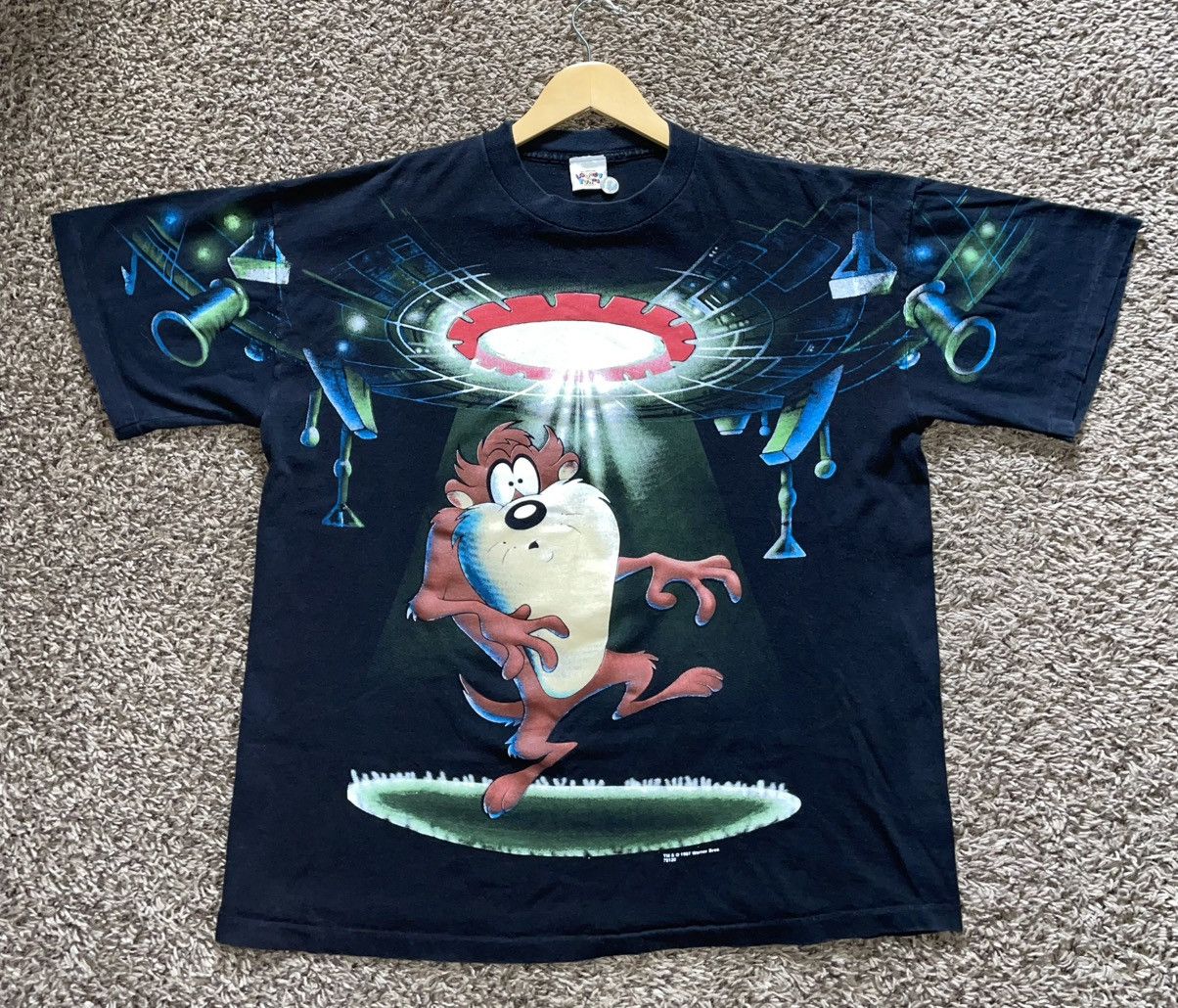 Other Vintage Looney Tunes Taz AOP T-Shirt Size US L / EU 52-54 / 3 - 1 Thumbnail