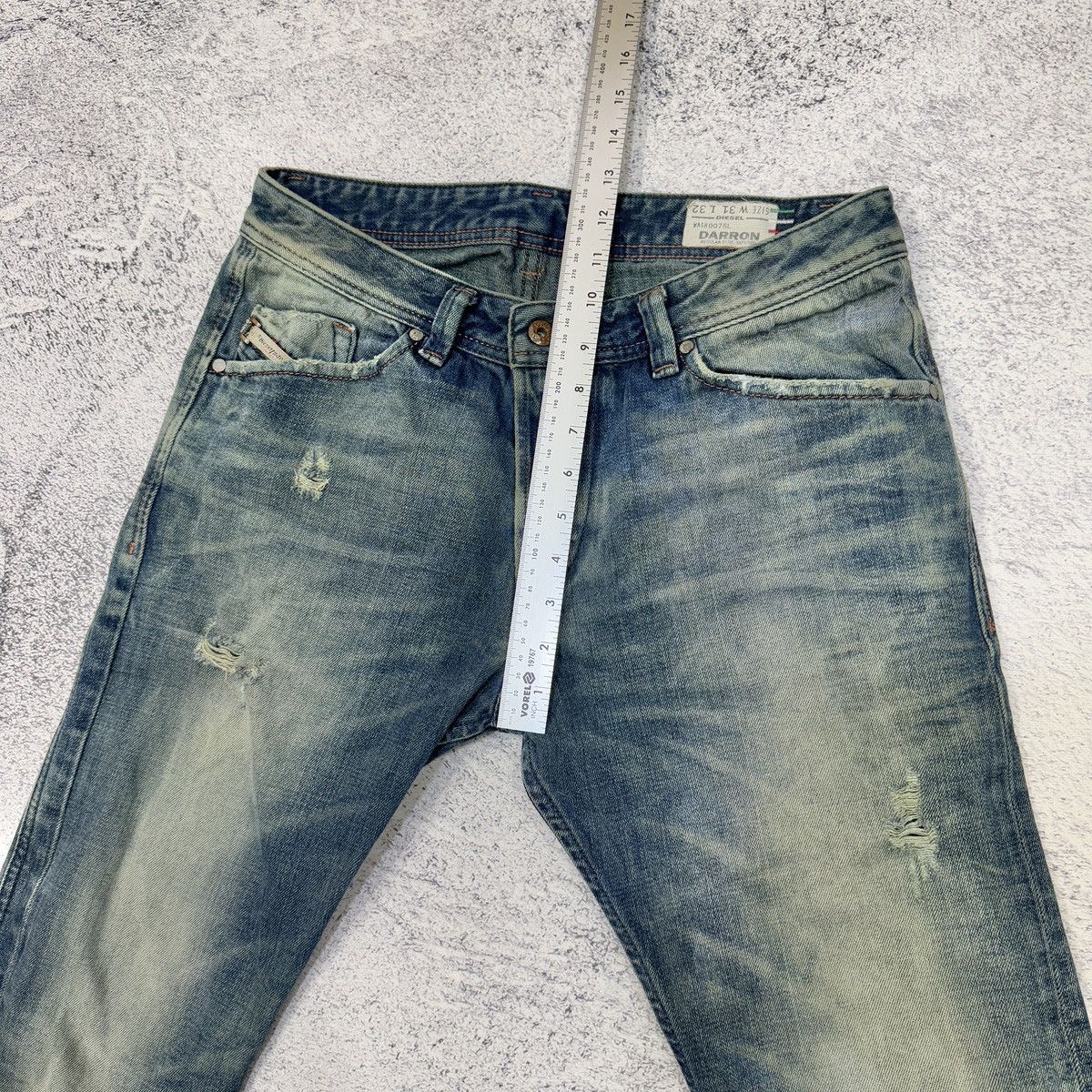 Diesel Diesel Darron Regular Slim Tapered Wash0075L 31/32 size Size US 31 - 18 Thumbnail