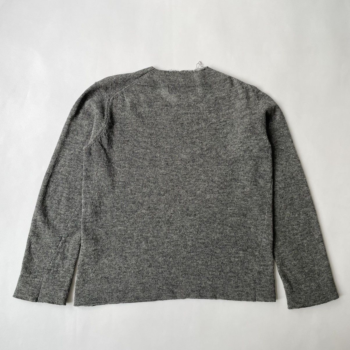 Comme des Garcons A/W 1998 ‘Distressed Collar’ Cropped Sweater Size US M / EU 48-50 / 2 - 10 Thumbnail
