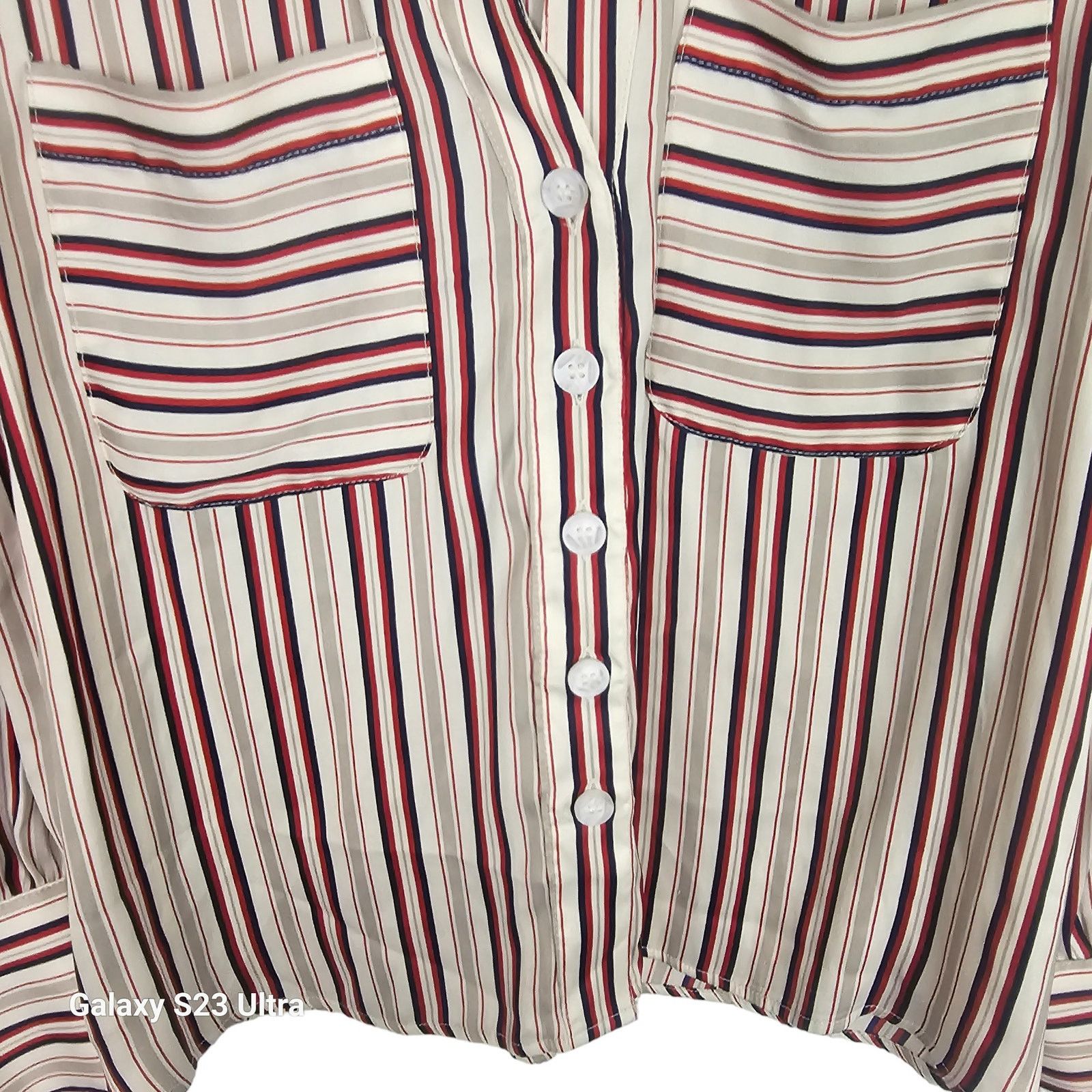 Free People Free People Mad About You Striped Button Shirt XS Oversized Size XS / US 0-2 / IT 36-38 - 4 Thumbnail